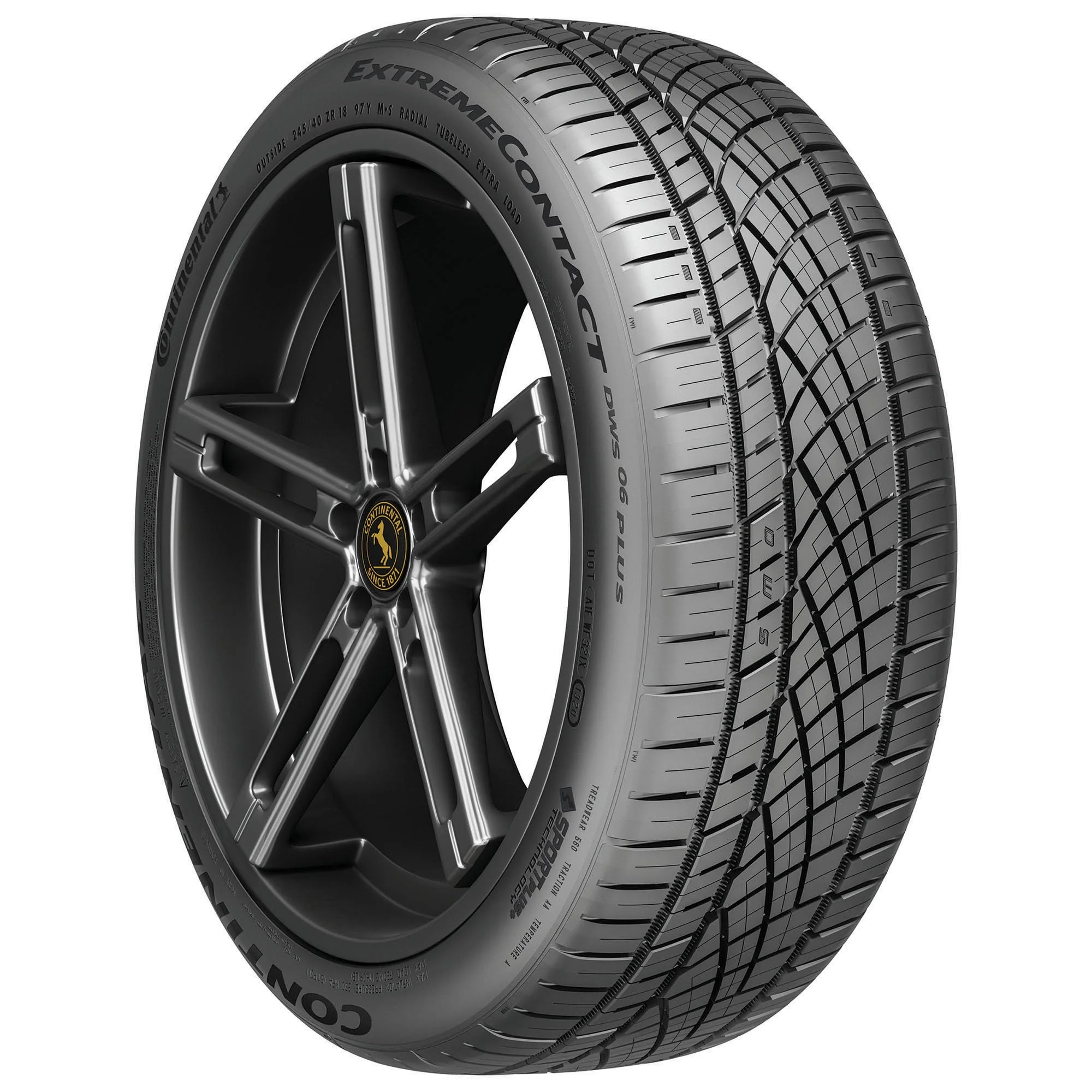 Continental ExtremeContact DWS06 PLUS UHP All Season 245/35ZR20 95Y XL Passenger Tire - Image 3