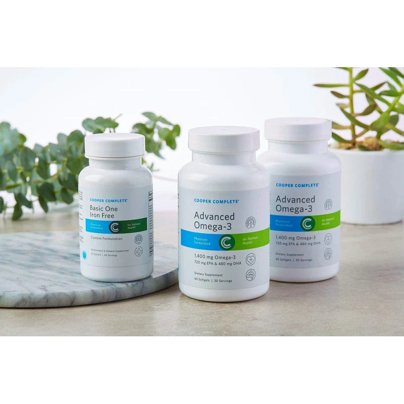 Cooper Complete - Basic One Multivitamin Iron Free - Daily Multivitamin and Mineral Supplement Plus Fish Oil Supplement - 60 Day Supply - Image 5