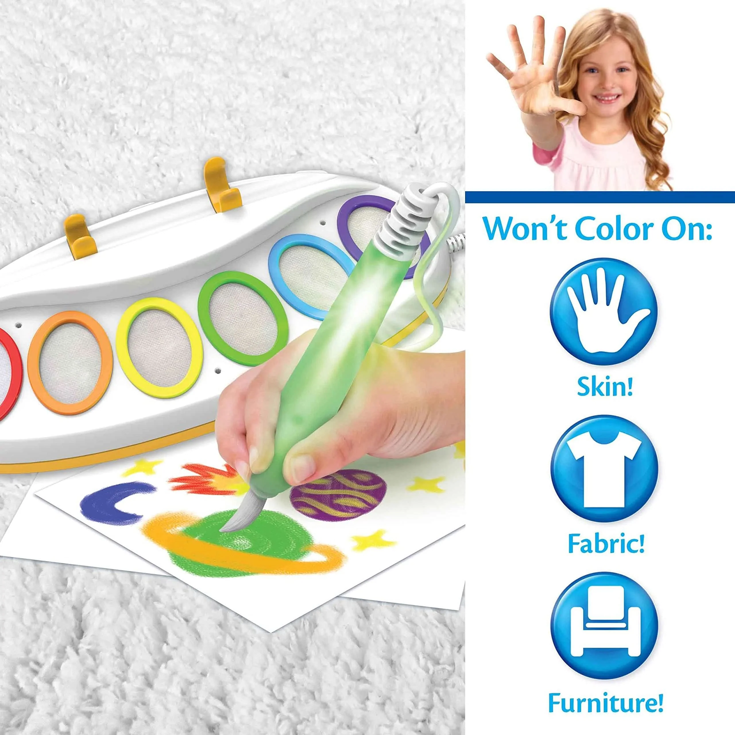 Crayola Color Wonder Magic Light Brush, Mess Free Painting Station for Kids, Toddler Toys & Activities, Holiday & Christmas Gifts for Kids, Ages 3+ - Image 7