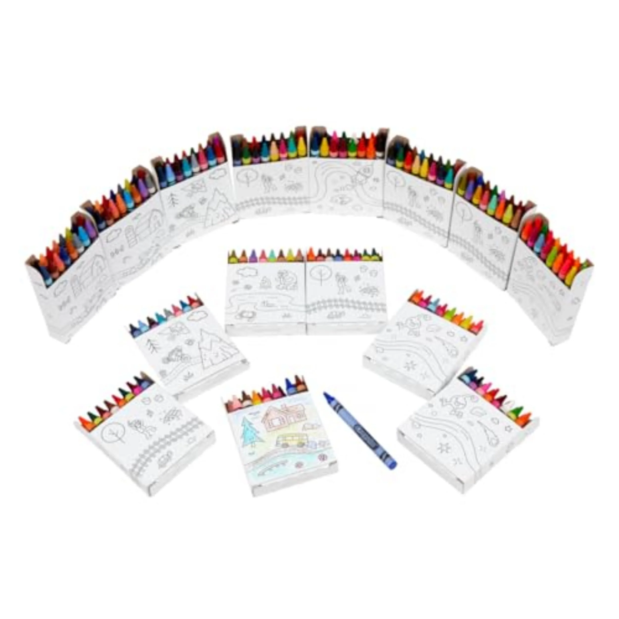 Crayola Crayon Tub (240ct), Bulk Crayons for Kids, Stocking Stuffers for Kids, Holiday & Christmas Gifts for Toddlers, Bag Fillers, Classroom Art Supplies, Ages 3+ [Amazon Exclusive] - Image 5