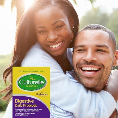 Culturelle Daily Probiotic Capsules For Men & Women, Most Clinically Studied Probiotic Strain, Digestive & Gut Health, Supports Occasional Diarrhea, Gas & Bloating, 1 Month Supply, 30 CT - Image 2