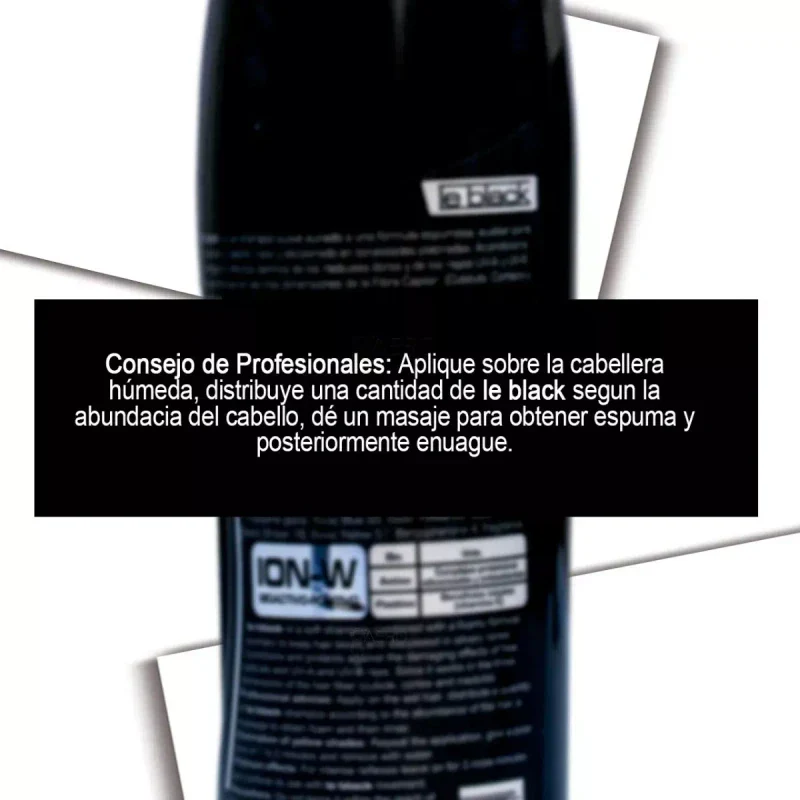 D'Conde Shampoo D'Conde Le Black en botella de 250mL por 1 unidad - Image 7