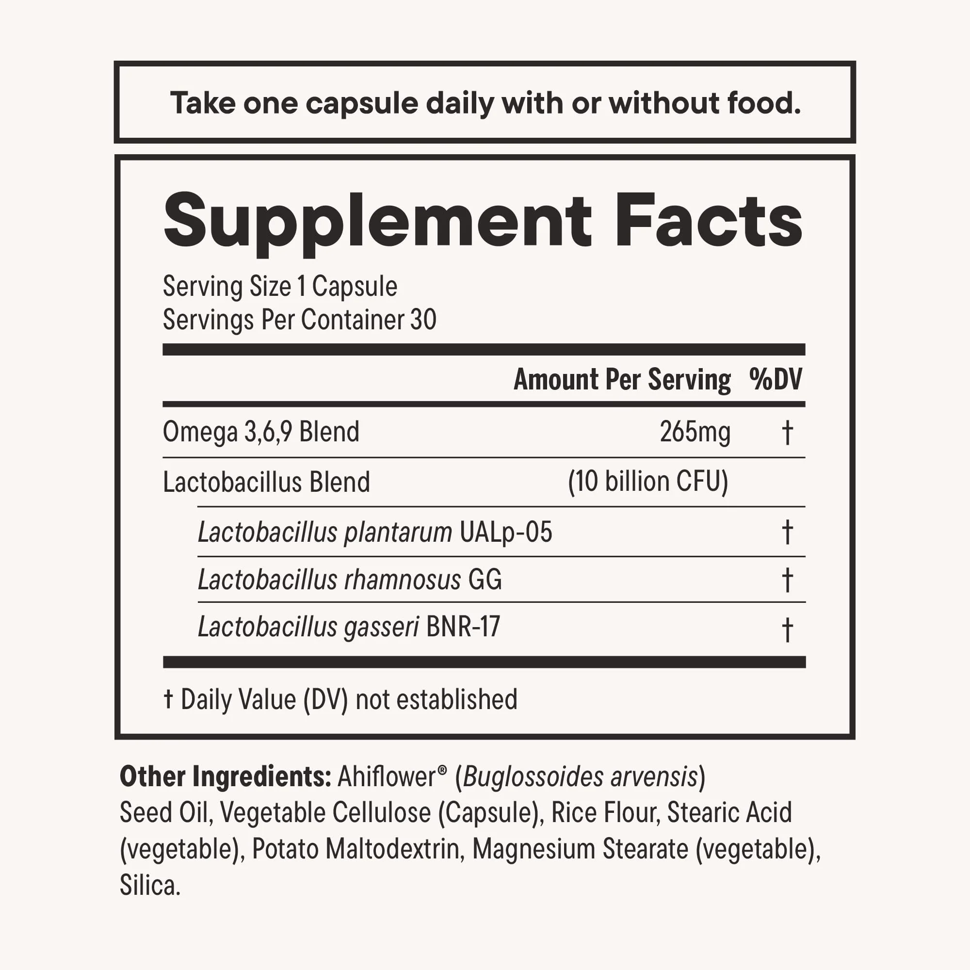 Daily Nouri Weight Support Probiotic for Women & Men | Supports Healthy Weight Management, Metabolism, Digestion & Gut Health | 3 Clinically Studied Strains + Vegan Omega Oil | 30-Day Supply - Image 3