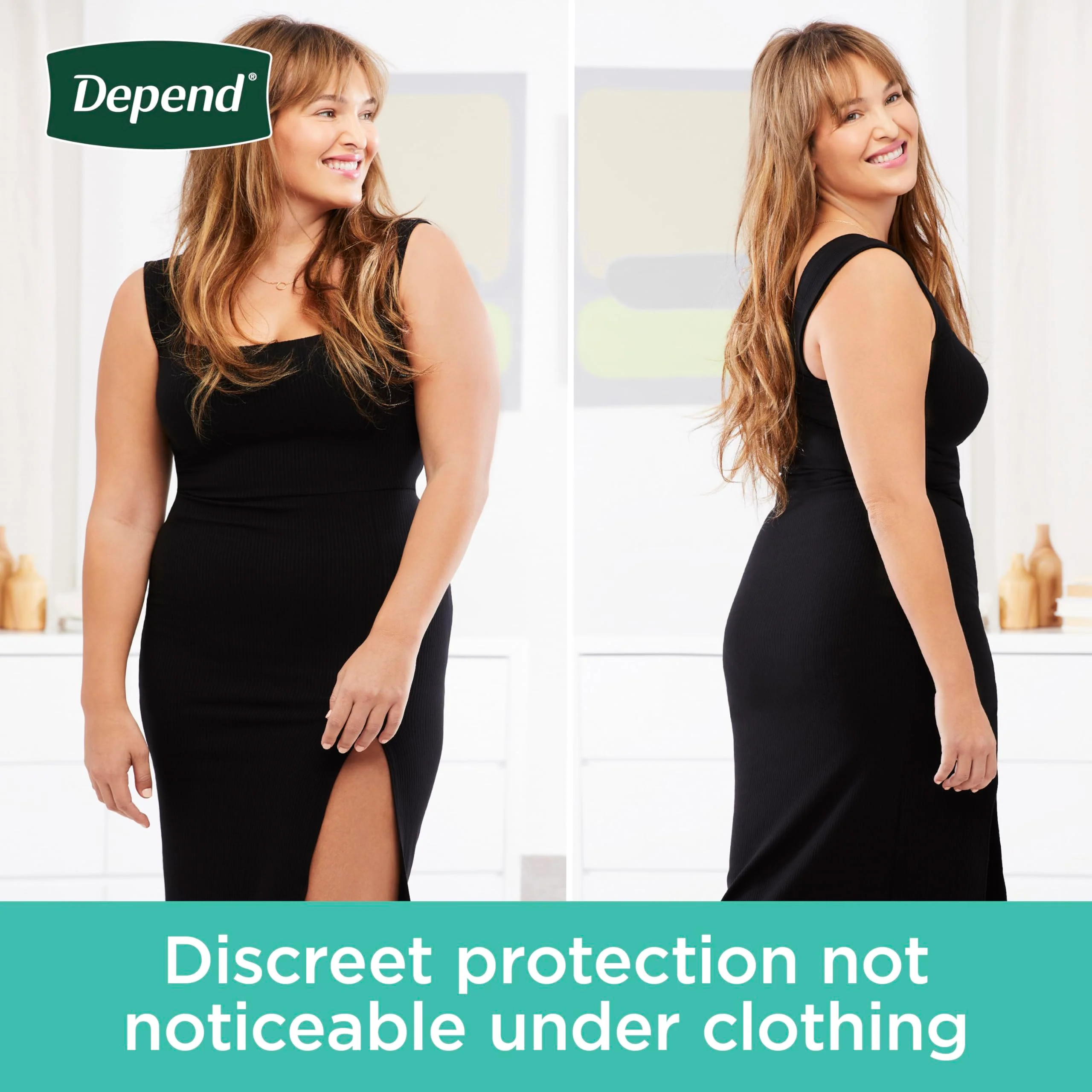 Depend Fresh Protection Adult Diapers, Incontinence & Postpartum Bladder Leak Underwear for Women, Disposable, Maximum, Large, Blush, 28 Count, Packaging May Vary - Image 3