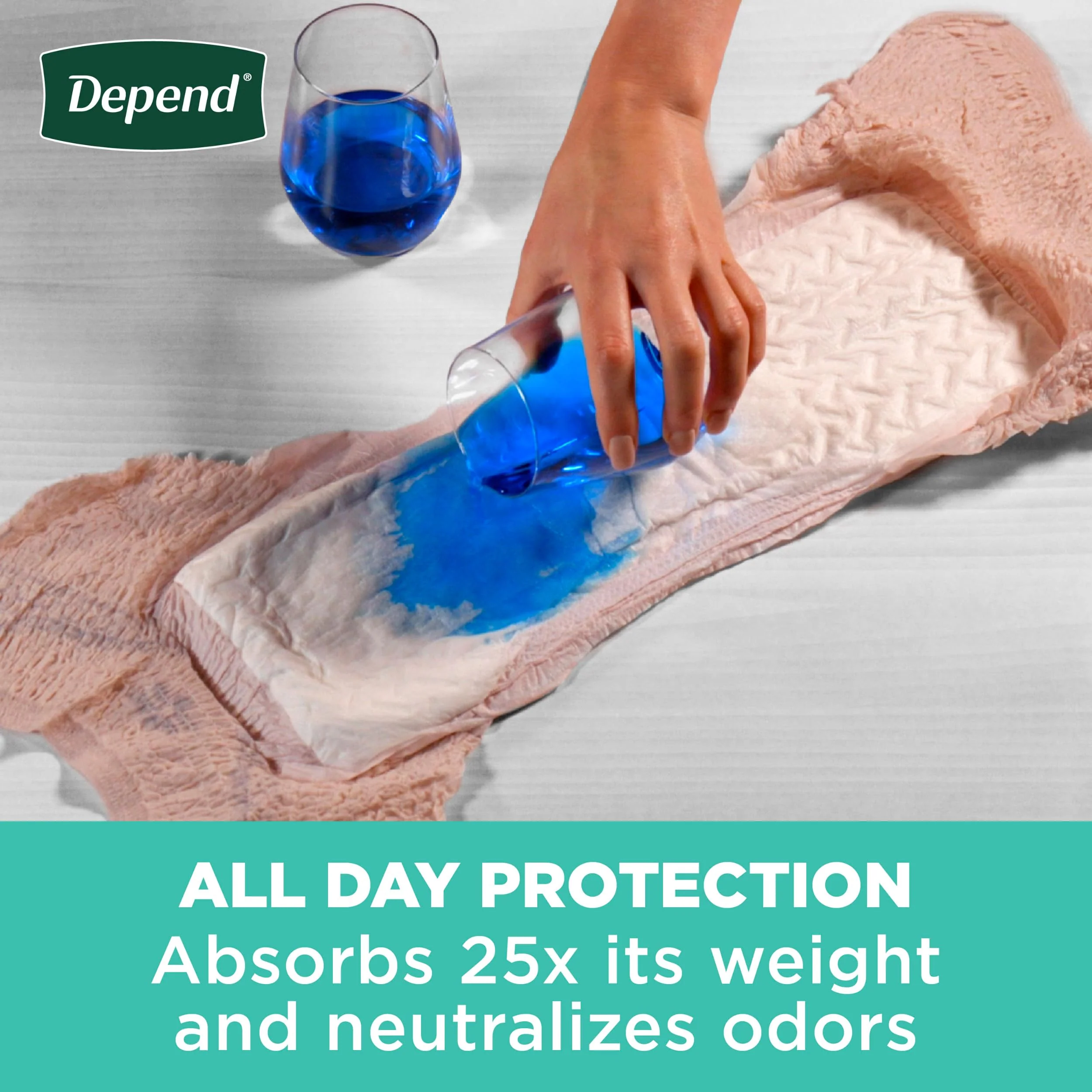 Depend Fresh Protection Adult Incontinence & Postpartum Bladder Leak Underwear for Women, Disposable, Maximum, Small, Blush, 80 Count (2 Packs of 40), Packaging May Vary - Image 6