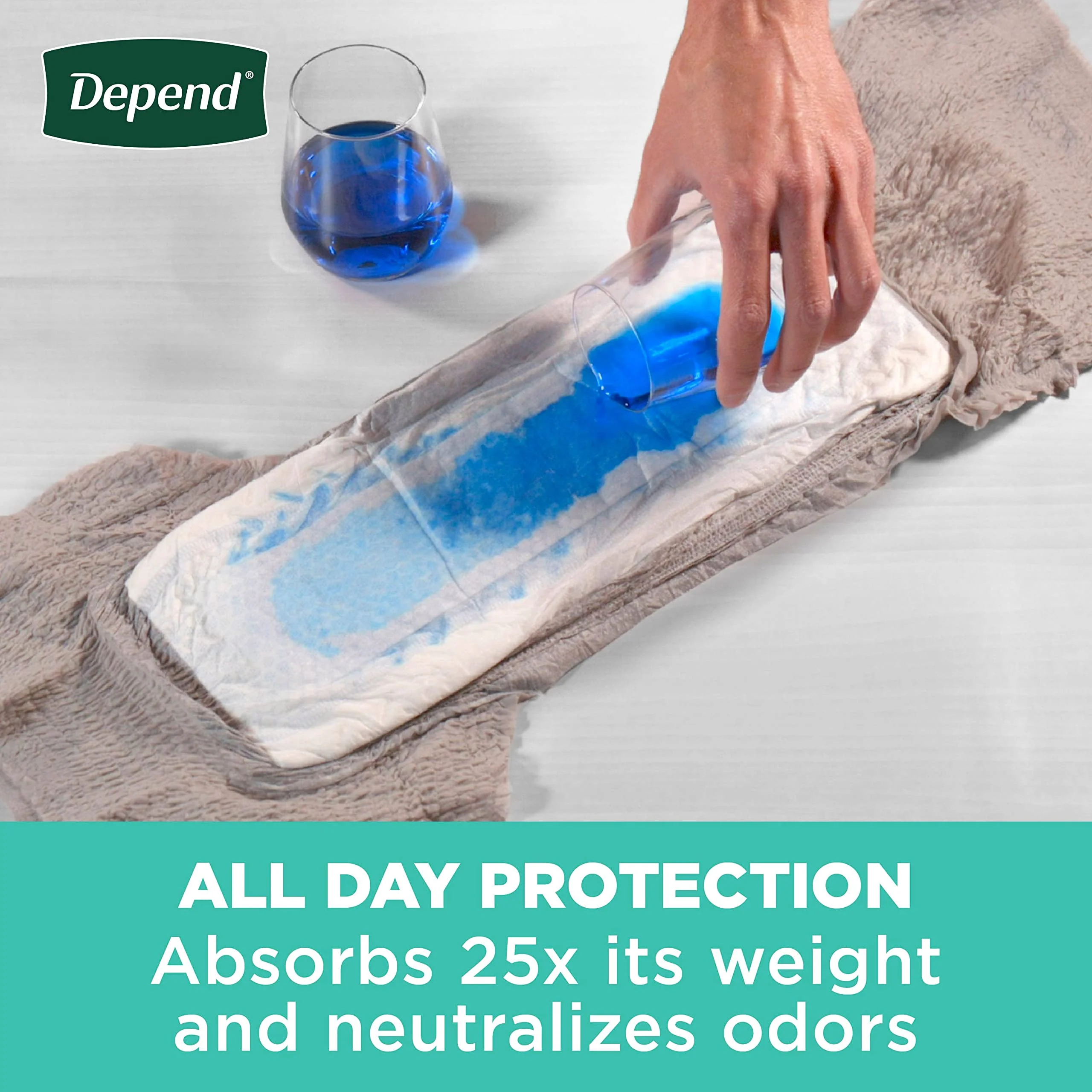 Depend Fresh Protection Adult Incontinence Underwear for Men, Disposable, Maximum, Small/Medium, Grey, 80 Count (2 Packs of 40), Packaging May Vary - Image 6