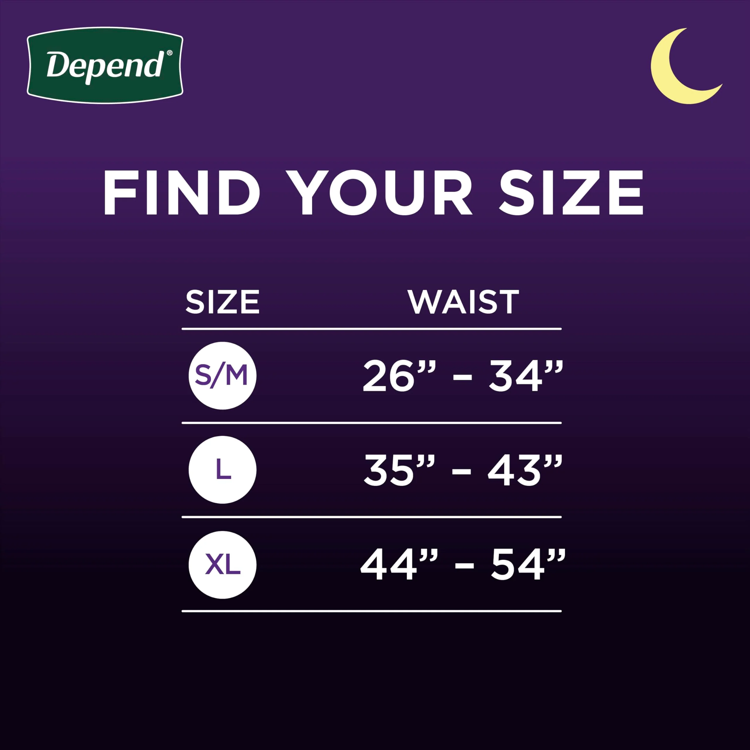Depend Night Defense Adult Incontinence Underwear for Men, Disposable, Overnight, Extra-Large, Grey, 48 Count (4 Packs of 12), Packaging May Vary - Image 8