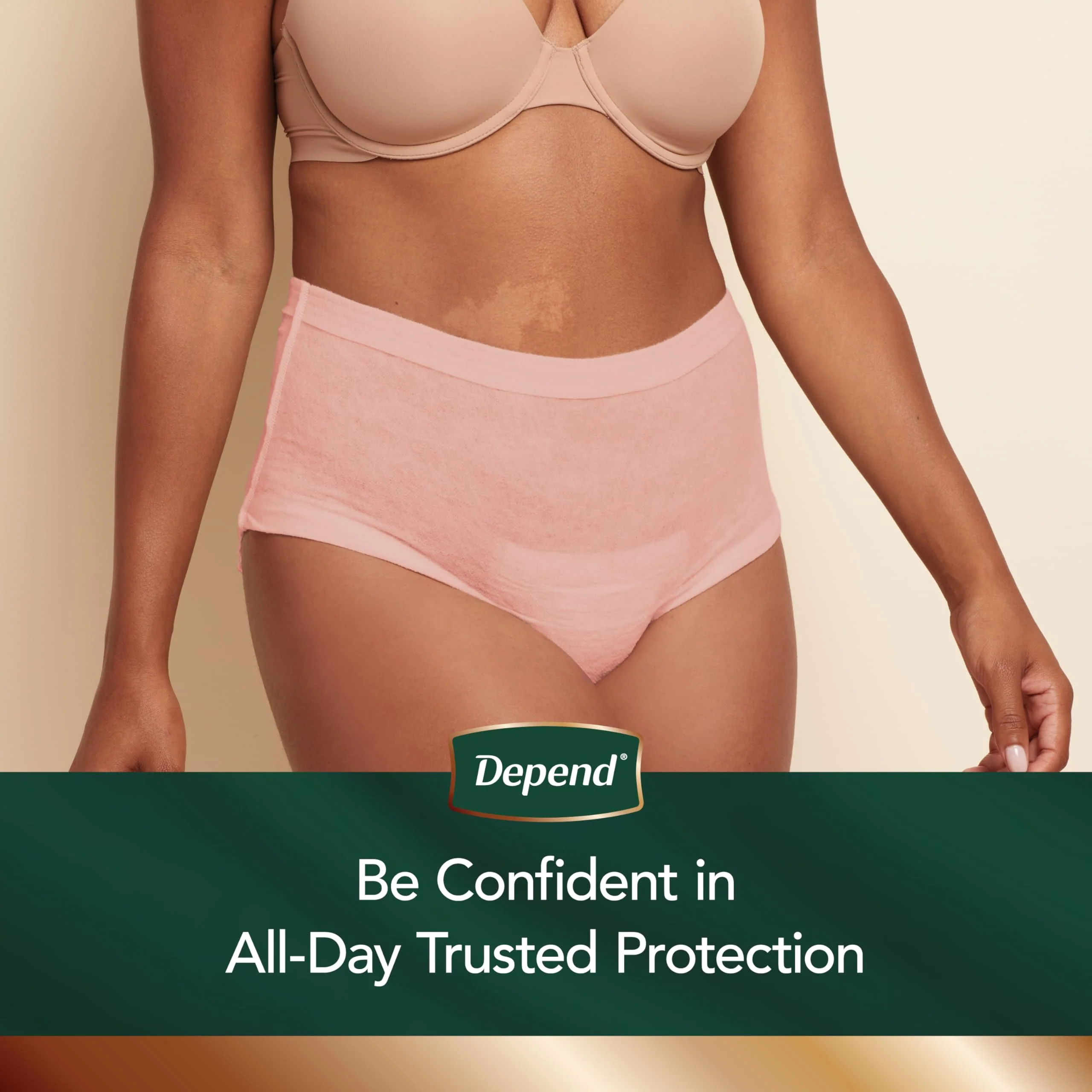 Depend Silhouette Adult Incontinence & Postpartum Bladder Leak Underwear for Women, Maximum Absorbency, Extra Large, Pink, 48 Count (2 Packs of 24), Packaging May Vary - Image 6