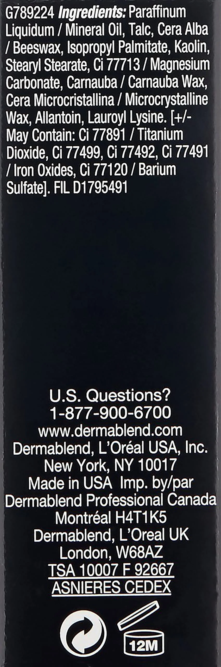 Dermablend Quick-Fix Body Makeup Full Coverage Foundation Stick, Water-Resistant Body Concealer for Imperfections & Tattoos, 0.42 Oz - Image 3