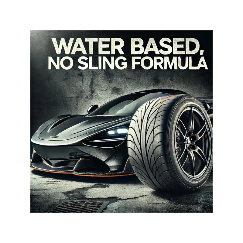 DETAIL STUDIO BLACK OUT WATER BASED TRIM & TIRE DRESSING - Color: 32 oz - Image 5