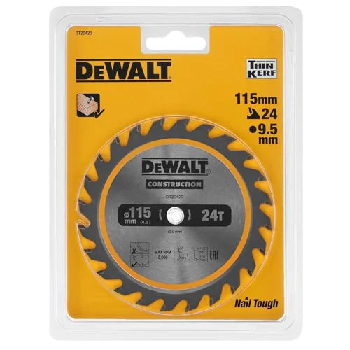 Dewalt DT20420-QZ Hoja para Sierra Circular estacionaria 115 x 10 mm 24D - Image 3