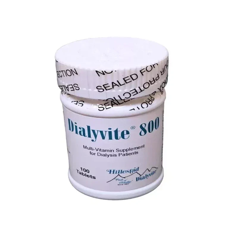 Dialyvite 800 Tablets 100ct - Multivitamin Supplement for Dialysis Patients