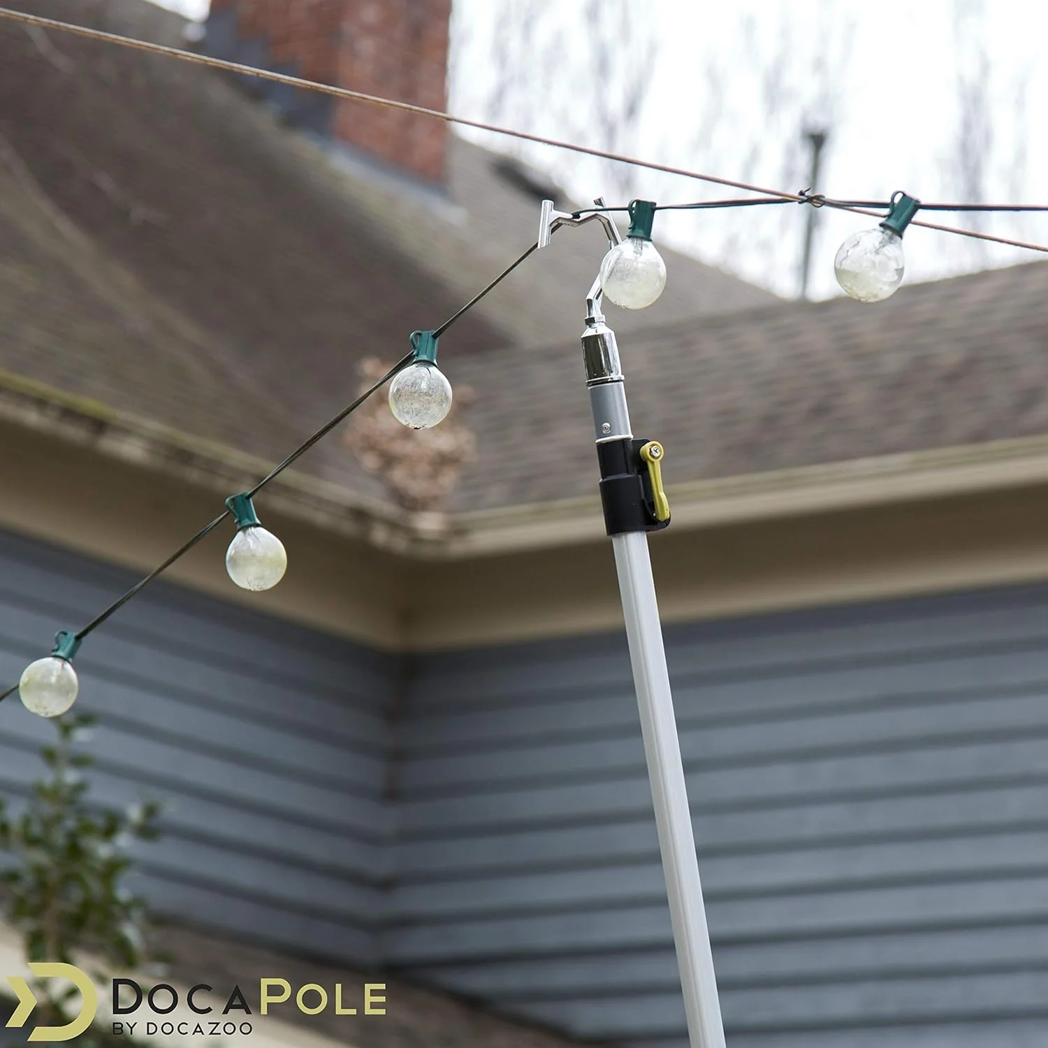 DOCA Boat Hook - 7-30 Ft (36+ Ft Reach) - Christmas Light Pole Hanger Tool - Durable & Lightweight Utility Hook for Docking, Tree Debris Removal - Image 5