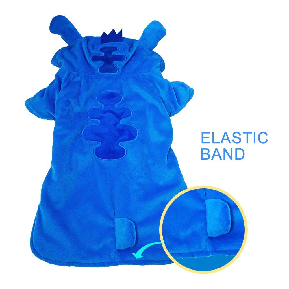 Dog Costume, Gimilife Dog Hoodie, Dogs Halloween Costume Pet Xmas Pajamas Outfit, Pet Coat Cartoon Costumes for Small Medium Large Dogs and Cats for Halloween Christmas and Winter - L - Image 3
