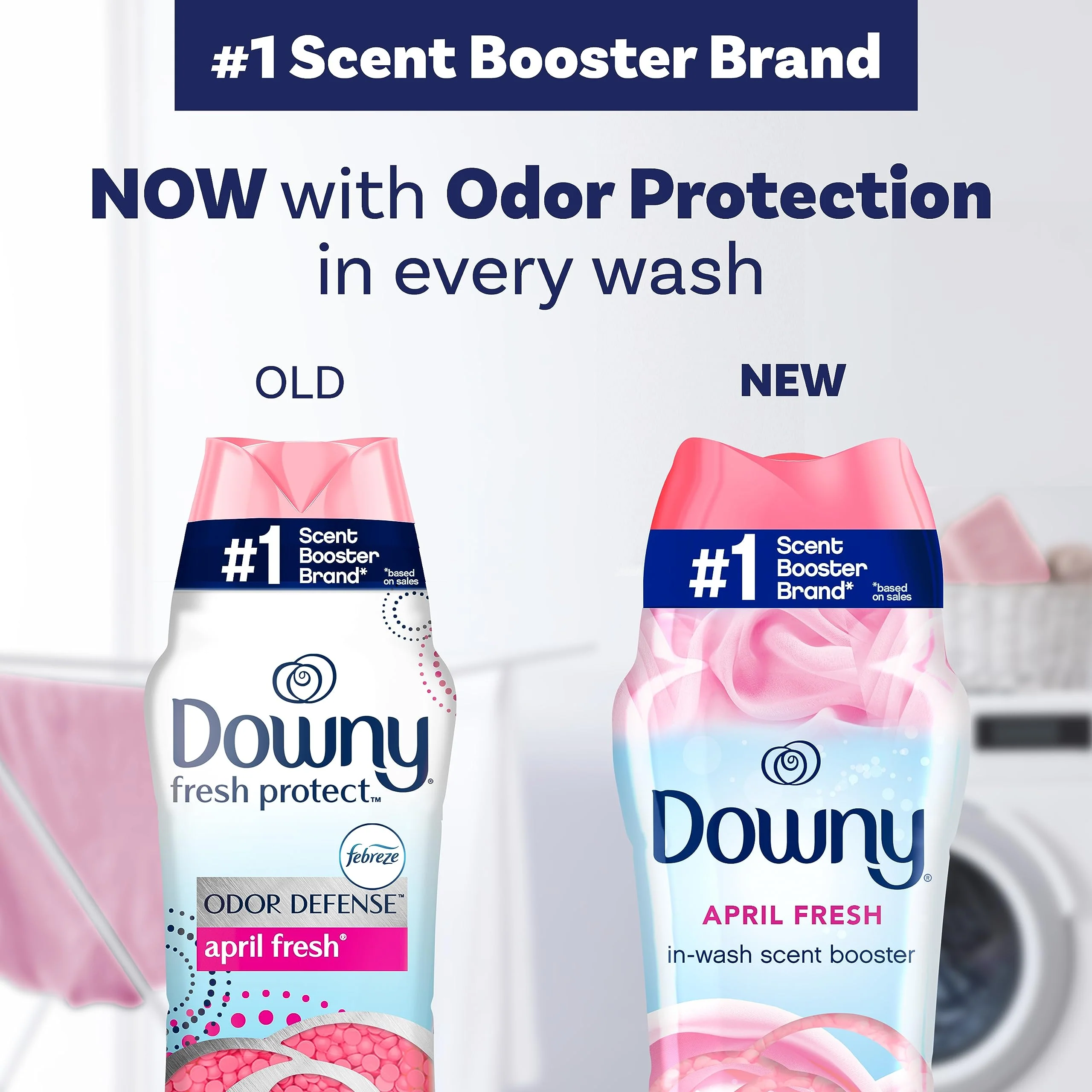 Downy In-Wash Laundry Scent Booster Beads, Downy Scent Booster Beads, Laundry Scent Boosters, Odor Eliminator, 24oz - Image 5