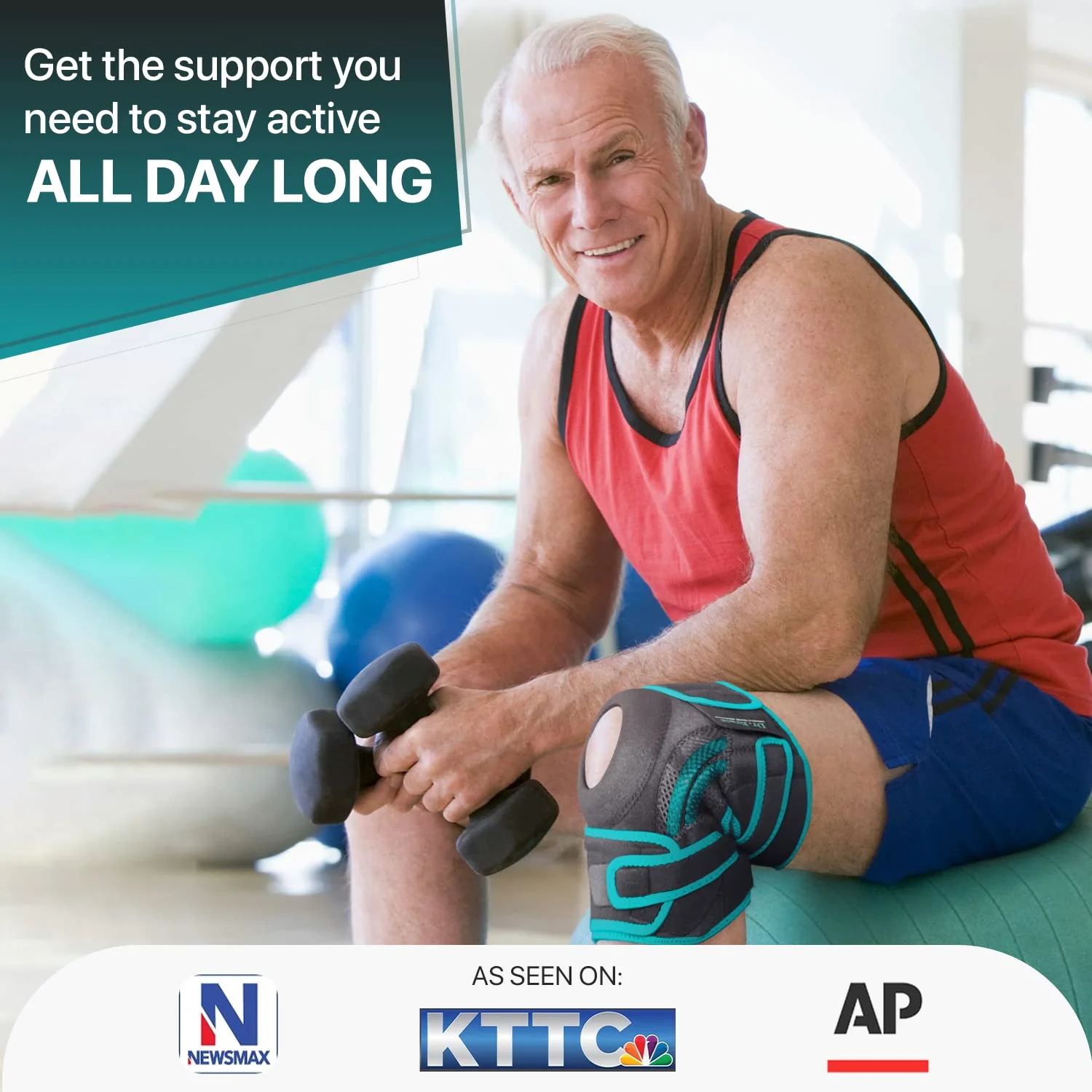 DR. BRACE ELITE Knee Brace with Side Stabilizers & Patella Gel Pads for Maximum Knee Pain Support and fast recovery for men and women-Please Check How To Size Video (Earth, X-Large) - Image 2