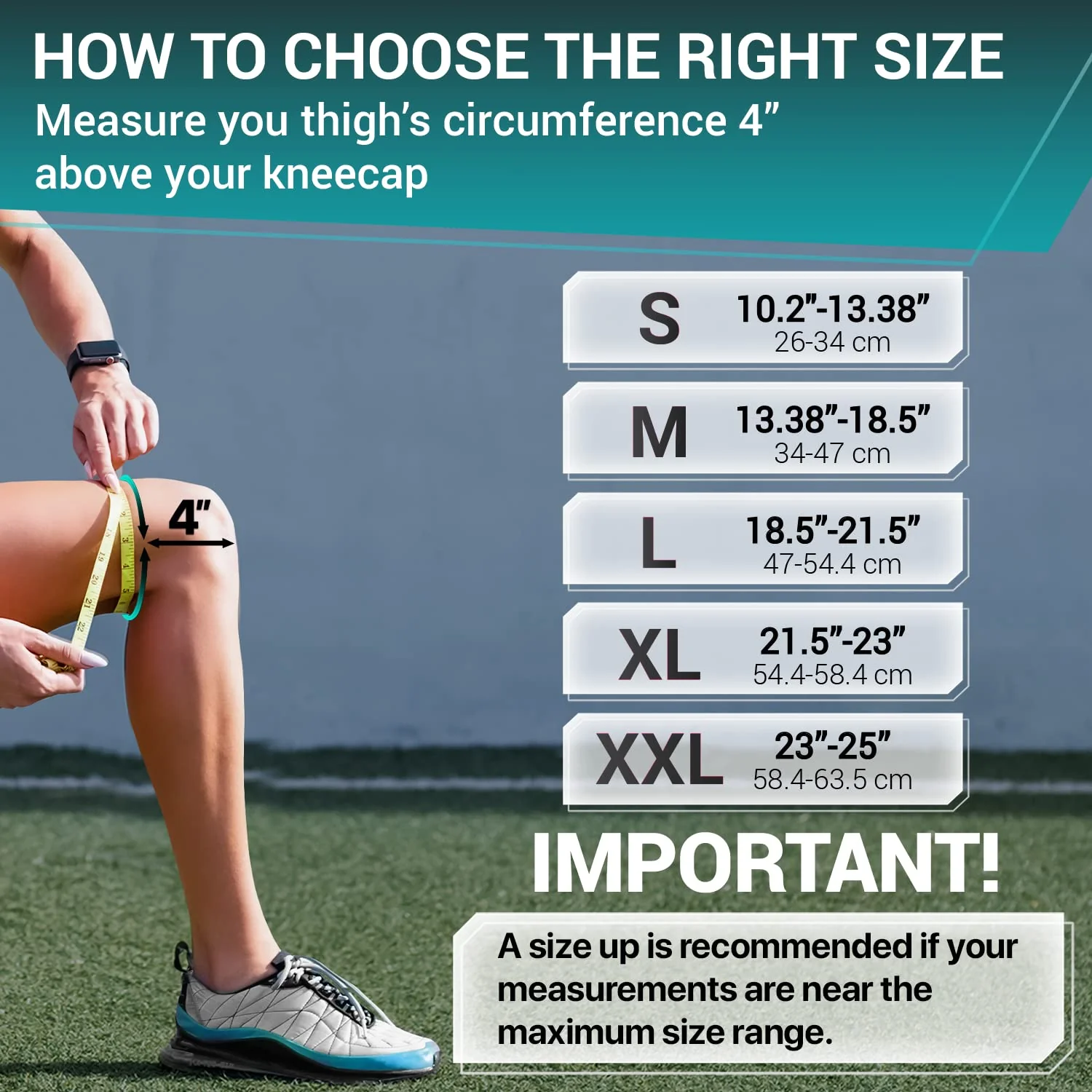 DR. BRACE ELITE Knee Brace with Side Stabilizers & Patella Gel Pads for Maximum Knee Pain Support and fast recovery for men and women-Please Check How To Size Video (Earth, XX-Large) - Image 4