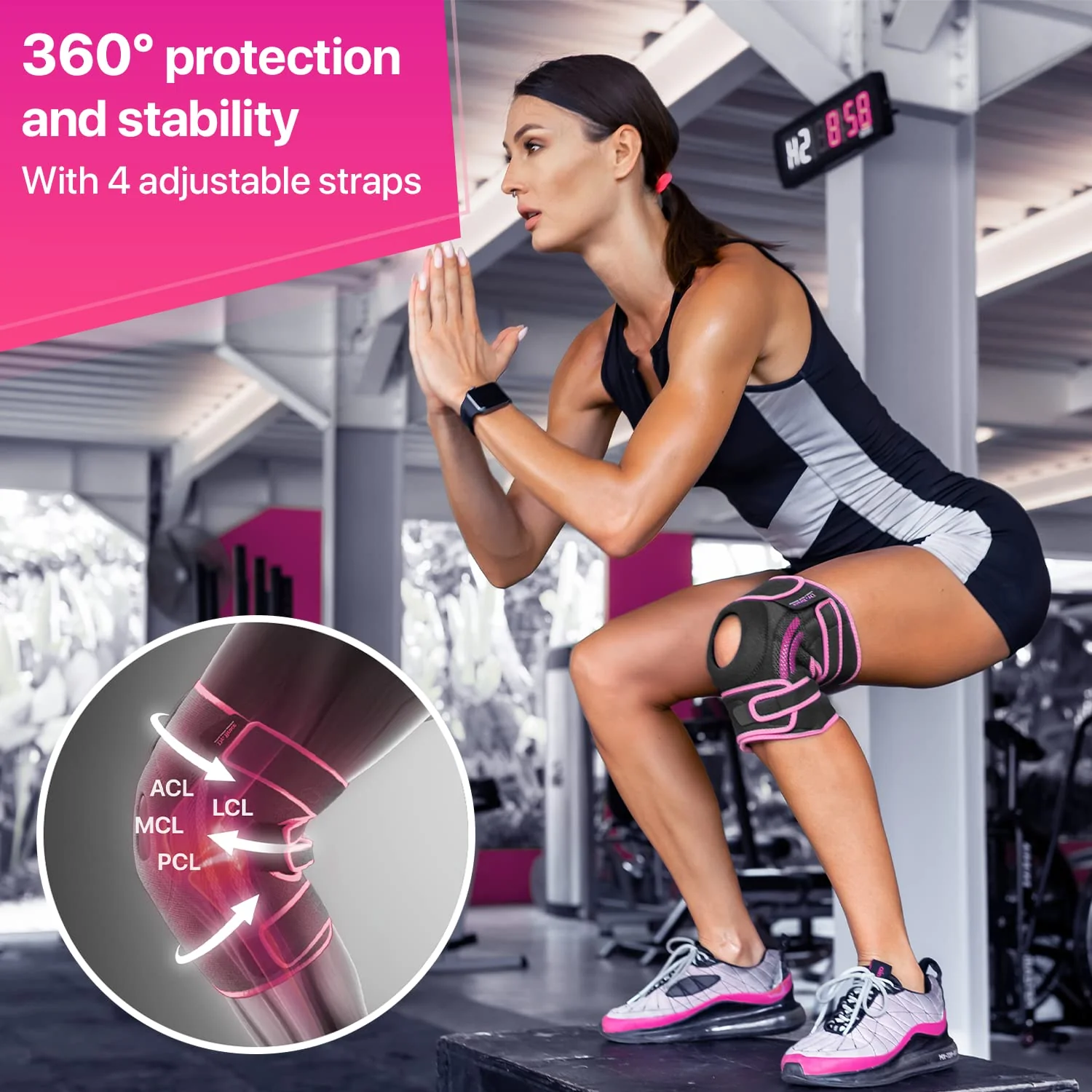 DR. BRACE ELITE Knee Brace with Side Stabilizers & Patella Gel Pads for Maximum Knee Pain Support and fast recovery for men and women-Please Check How To Size Video (Orion's, Small) - Image 2