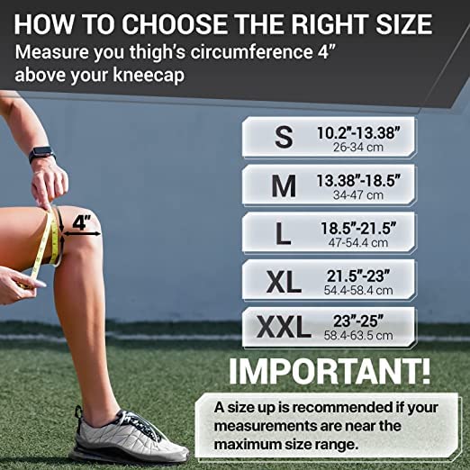 DR. BRACE ELITE Knee Brace with Side Stabilizers & Patella Gel Pads for Maximum Knee Pain Support and fast recovery for men and women-Please Check How To Size Video (Pluto, XX-Large) - Image 5