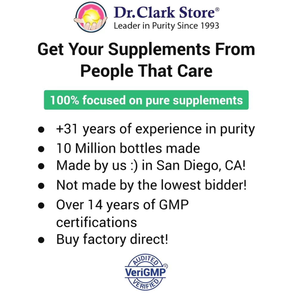 Dr Clark Green Black Walnut Blend - Freeze Dried Hull Dietary Supplement, Extra Strength Formula from All Natural Walnuts, Supports Healthy Intestinal Environment, 360mg, 50 Gelatin Capsules - Image 4