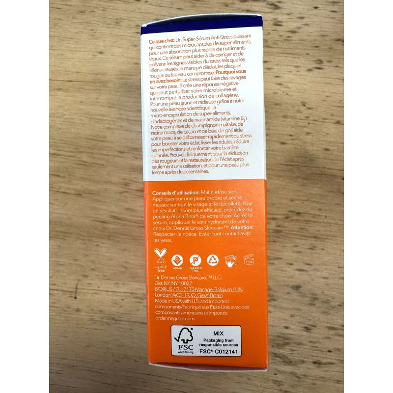 Dr. Dennis Gross Dr Dennis Gross B3 Adaptive Superfoods Stress Rescue Super Serum 1 oz / 30 ml - Image 4