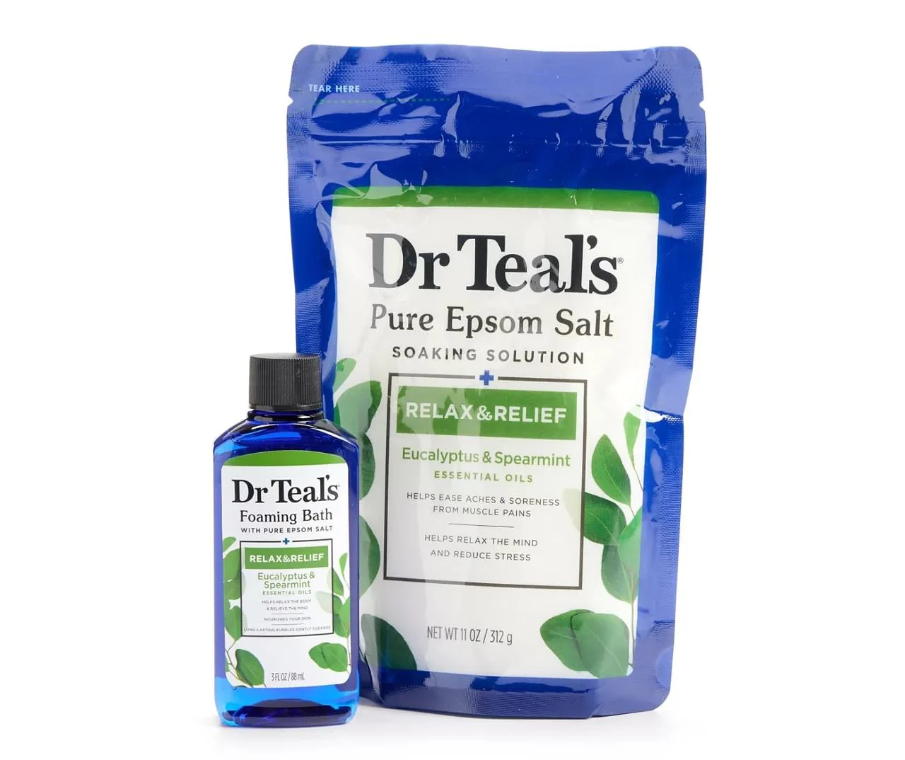 Dr Teal's Pure Epsom Salt Relax & Relief 2-Piece Sampler Set - Image 2