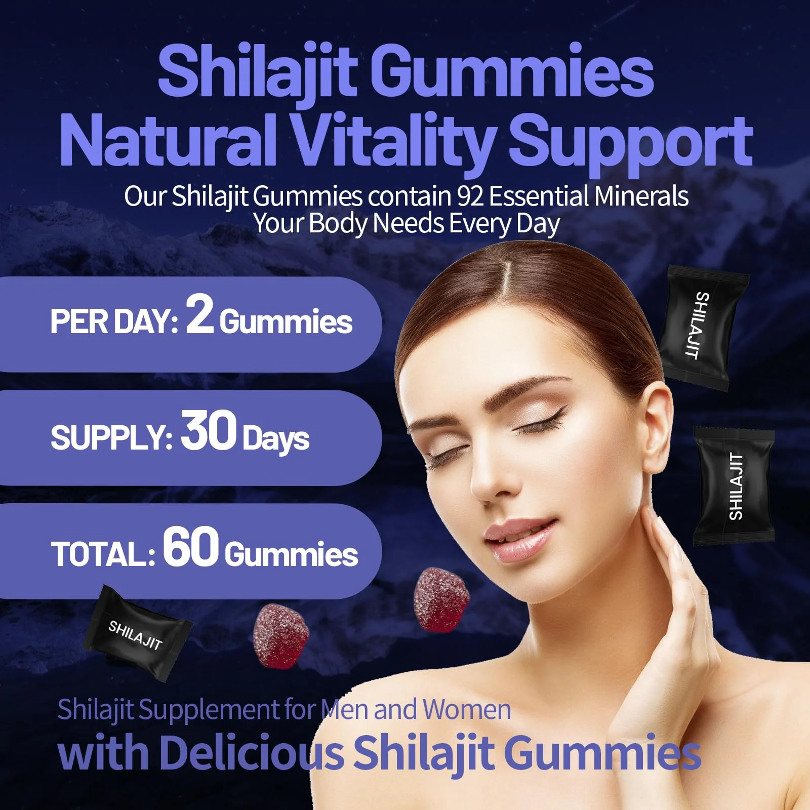 DR.THOMPS Shilajit Gummies, 60 Count, Natural Himalayan Supplement for Energy and Vitality - Image 4