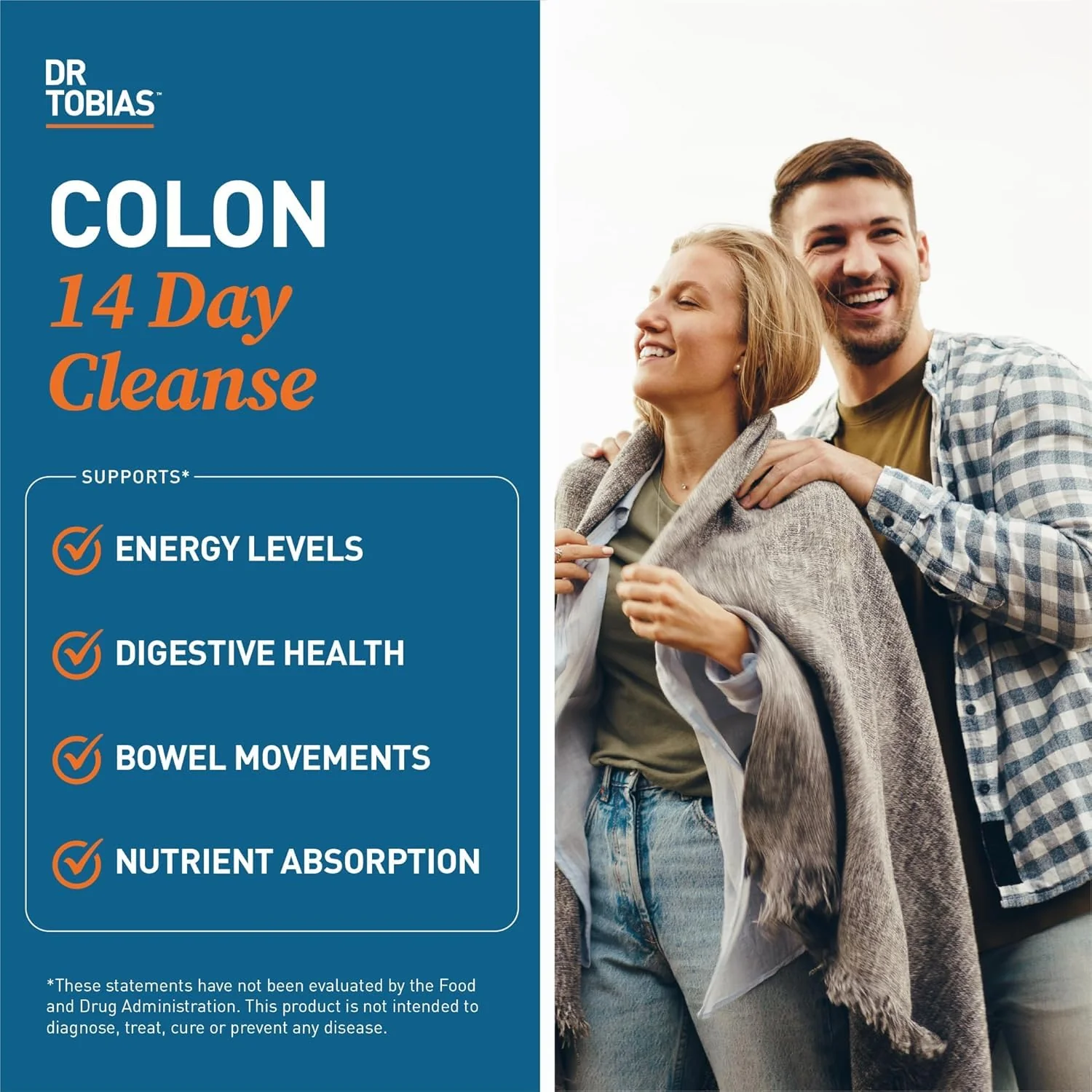 Dr. Tobias Colon 14 Day Cleanse, Advanced Gut Cleanse Detox for Women & Men with Cascara Sagrada, Psyllium Husk, Senna Leaf & Probiotics, Non-GMO Colon Cleanse, 28 Capsules 1-2 Daily - Image 7