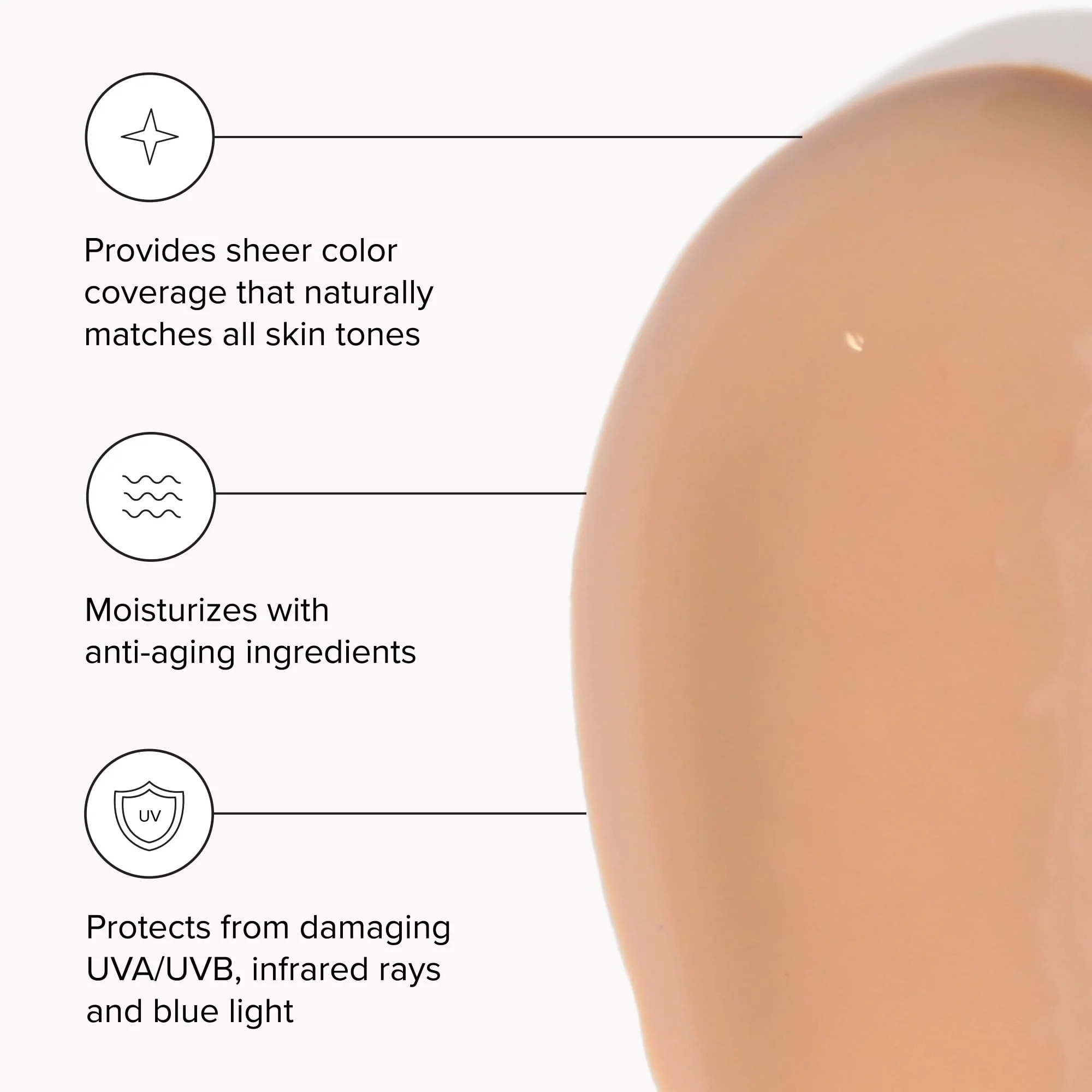 DRMTLGY Anti-Aging Tinted Moisturizer SPF 46 – Sheer Face Sunscreen & Lightweight Makeup with Broad Spectrum UV Protection – Hydrating Skin Care & Face Moisturizer – FSA HSA Eligible (1.7 oz) - Image 9