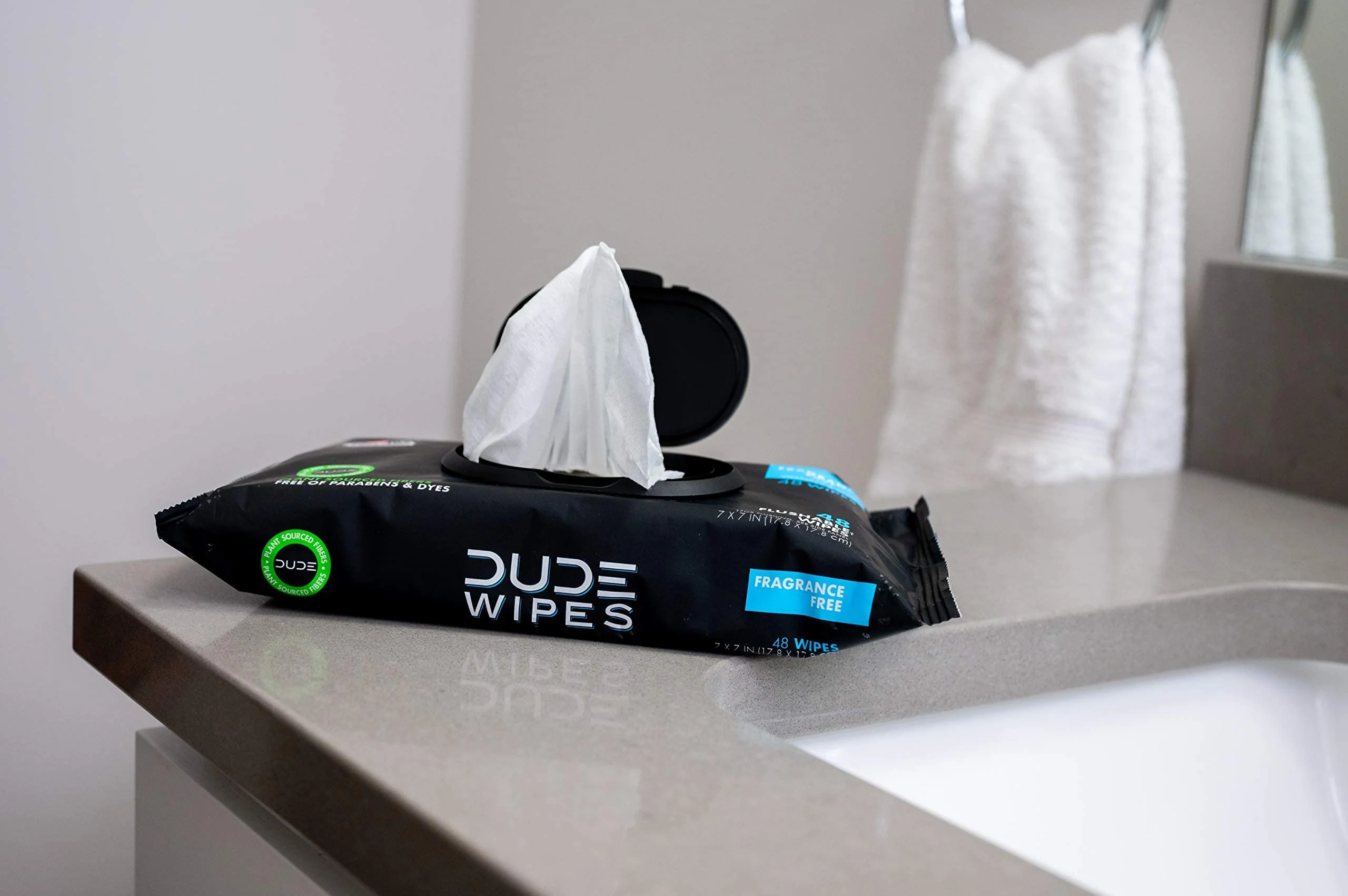 DUDE Wipes - Flushable Wipes for Adults - 6 Pack, 288 Wipes - Odor Destroyer XL Adult Wet Wipes - Deodorizing with Clean Scent - Up to 24 Hours of Odor-Destroying Technology - Image 42