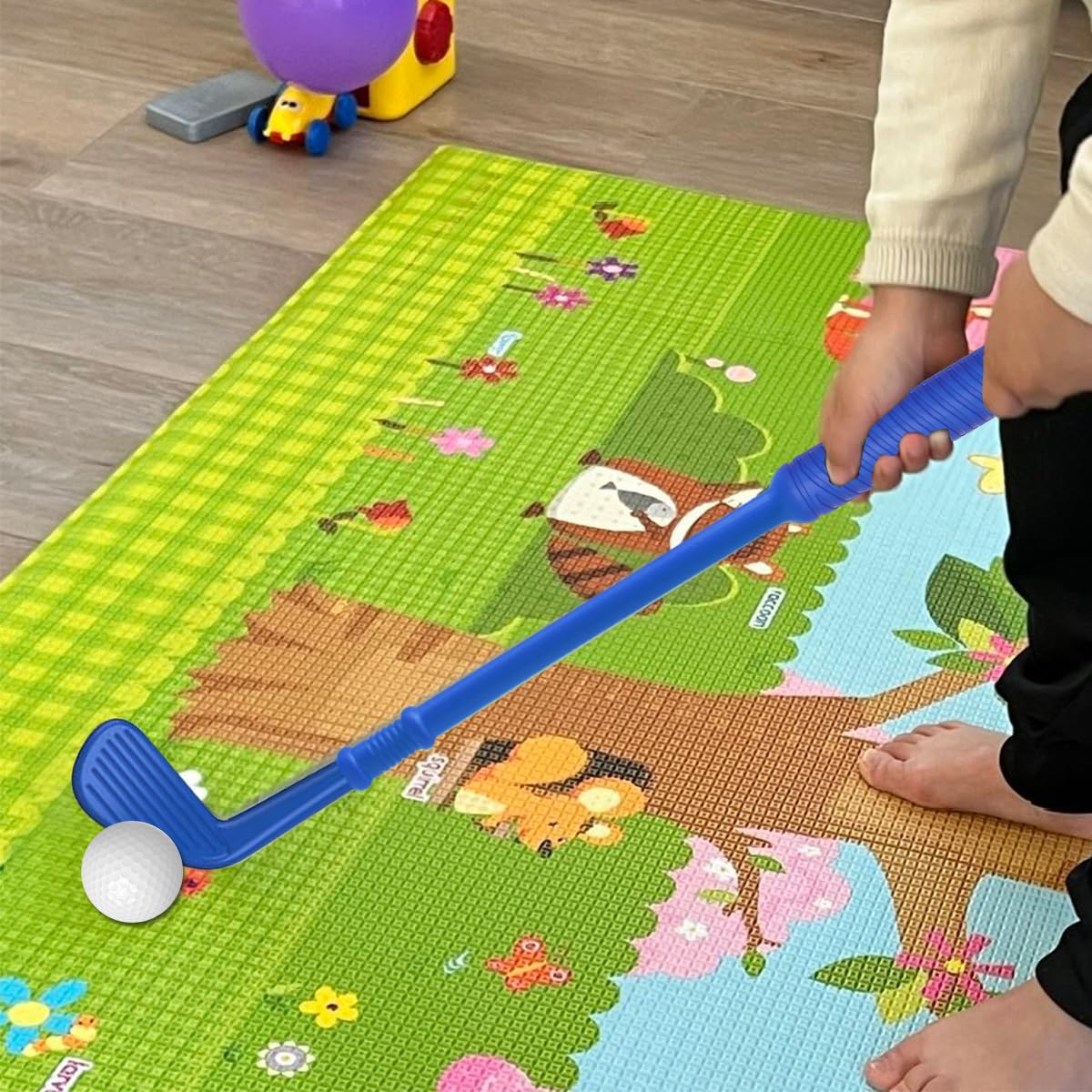 Dyienocs Plastic Mini Golf Clubs for Toddlers,Kids Golf Clubs Set,Outdoor/Indoor Golf Toys Christmas Birthday Present for Boys Girls - Image 5