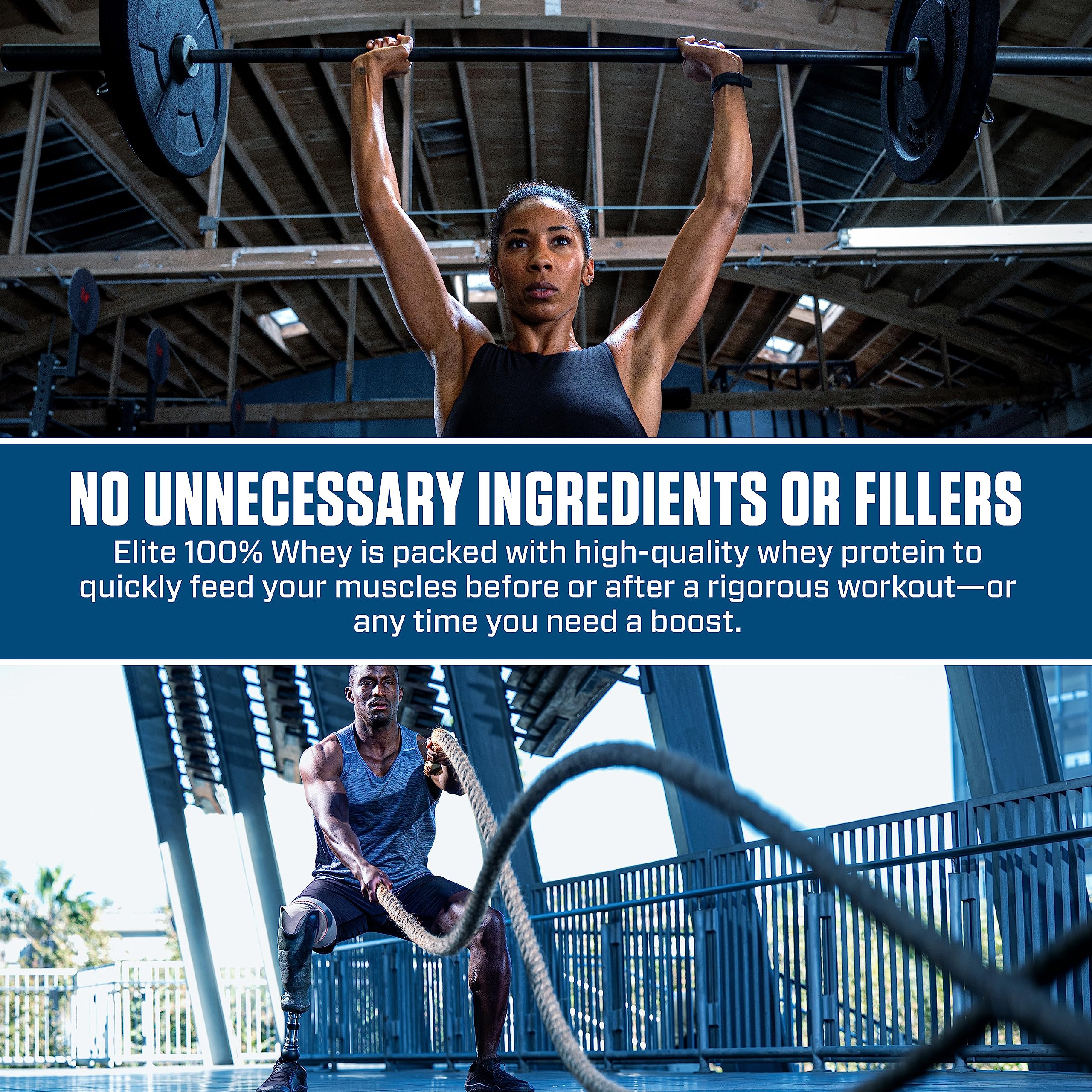 Dymatize Elite 100% Whey Protein Powder, Cookies & Cream, 25g of Protein, 5.5g BCAAs, Less Than 140 Cal., Gluten Free, 3g Carb, 2g Sugar, 3g Fat (25 Servings) - Image 6