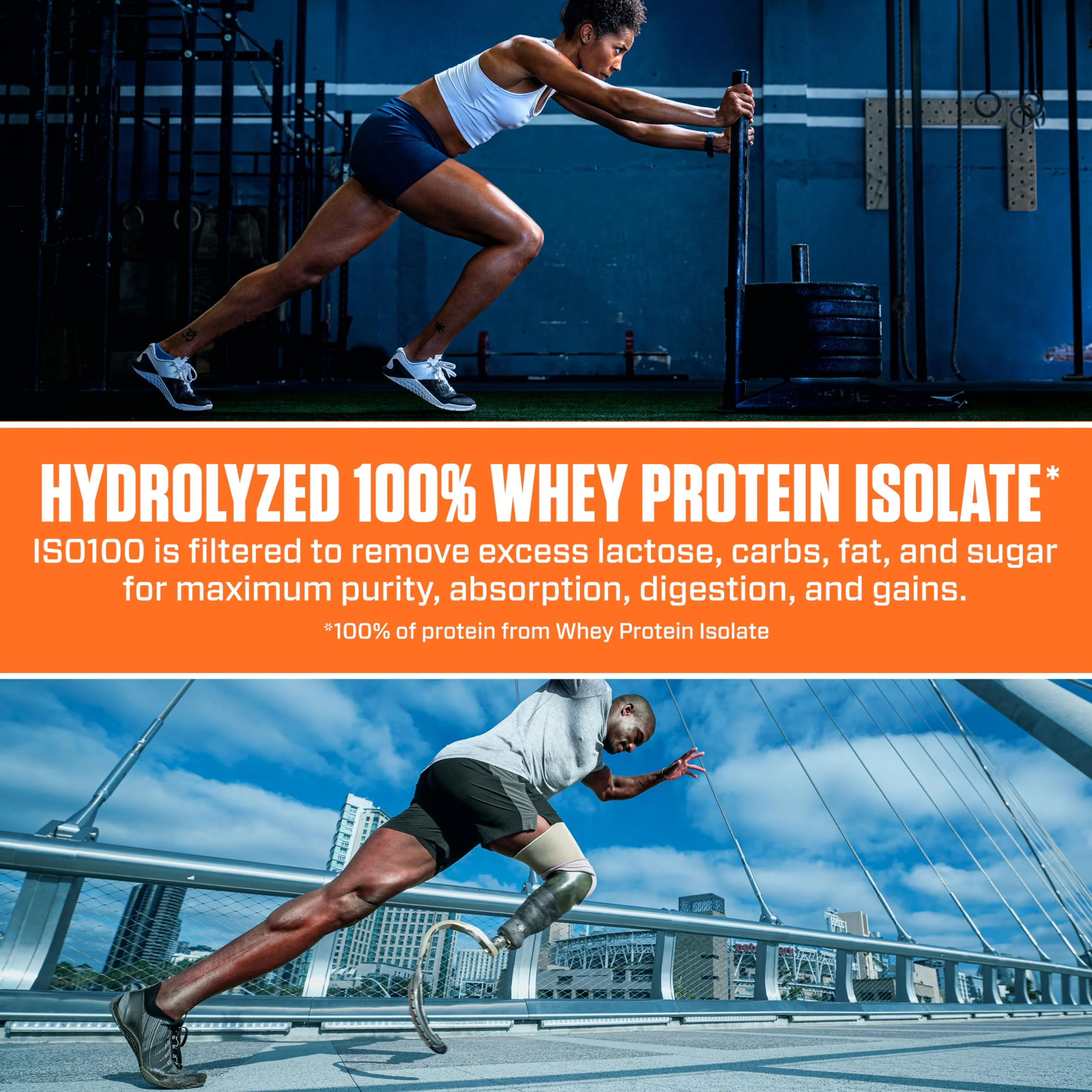 Dymatize x Dunkin' Mocha Latte ISO100 Whey Protein Powder, 95mg Caffeine, 25g of Protein, 20 Servings, 5.5g BCAAs, 120 Cal., Gluten Free, 1g Fat, 1g Sugar, 3g Carb - Image 3