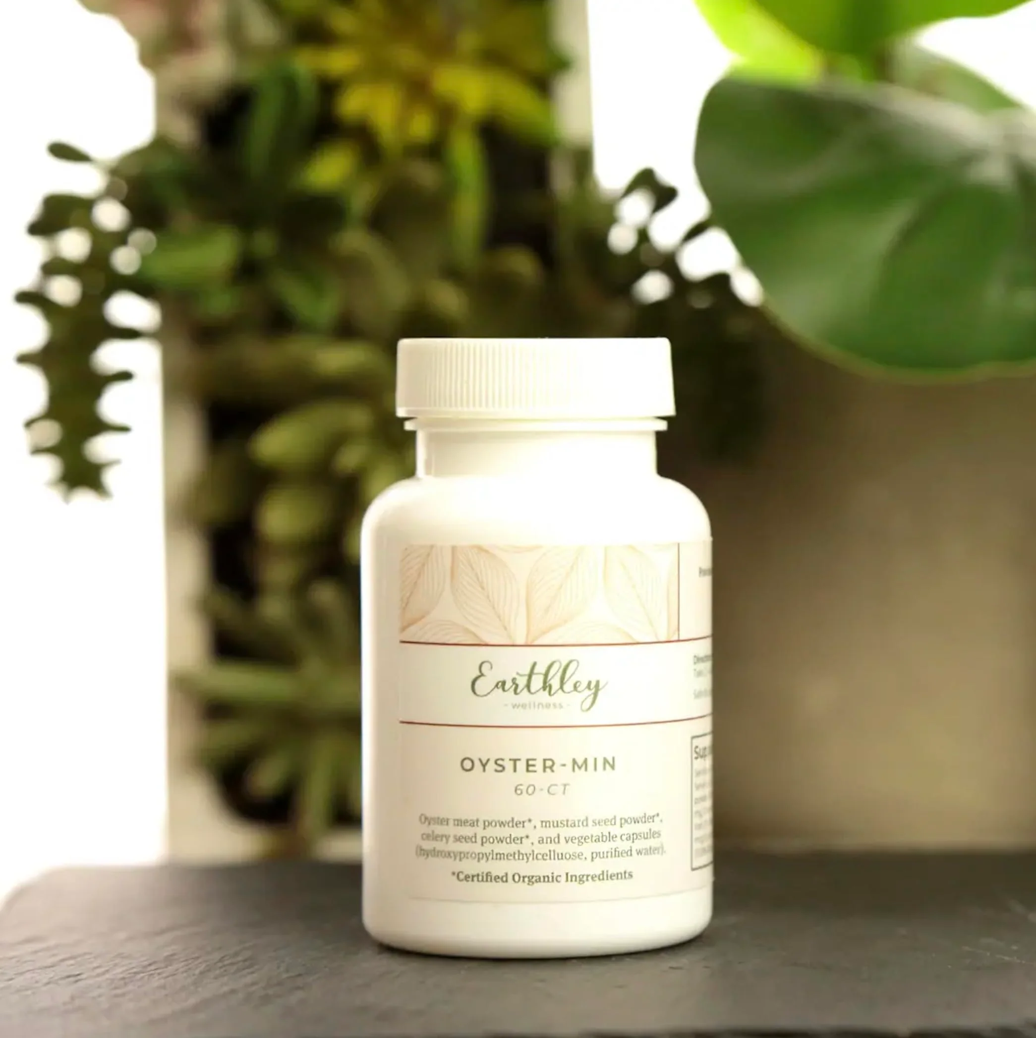 Earthley Wellness, Oyster-Min Capsules, Natural Zinc & Mineral Supplement, Promotes Energy & Mood, Rich in Antioxidants & Amino Acids, 100% Pure & Bioavailable (60 Capsules) - Image 8