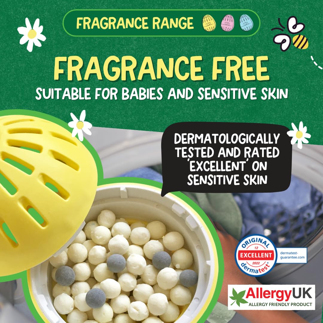 ecoegg Laundry Egg Refill Fragrance Free, 50 Loads - Image 4