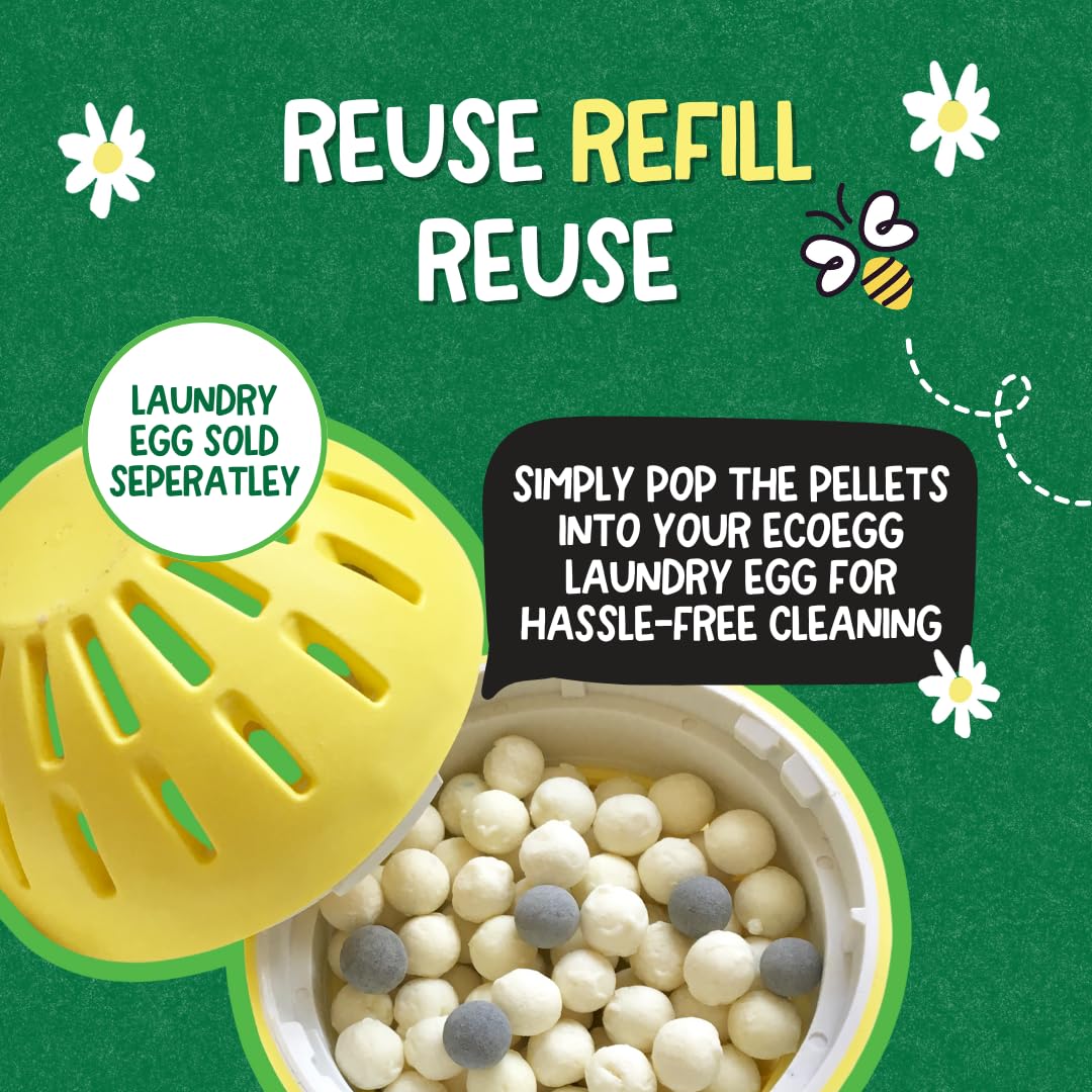 ecoegg Laundry Egg Refill Fragrance Free, 50 Loads - Image 5