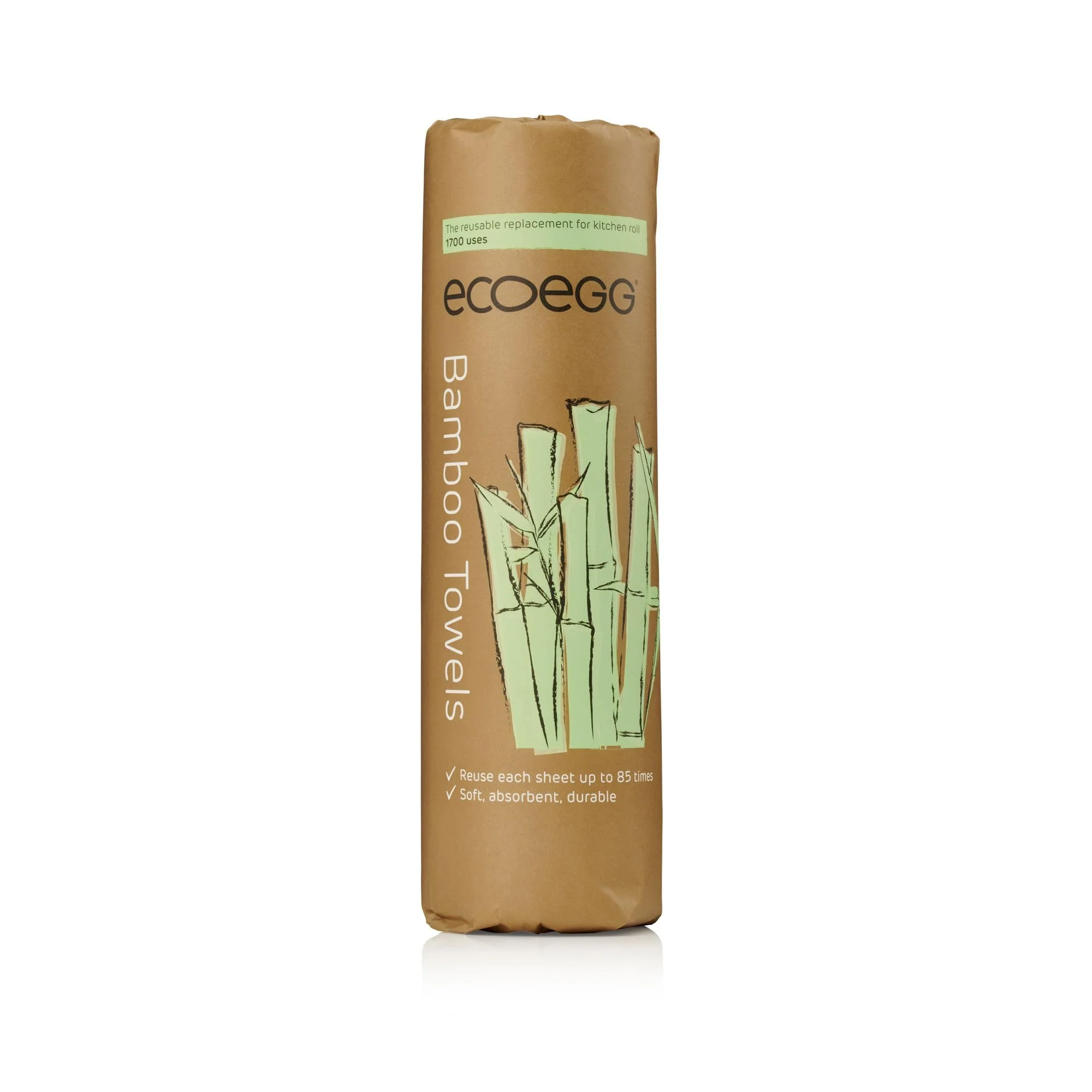 Ecoegg Re-Usable Bamboo Towels, White by Ecoegg