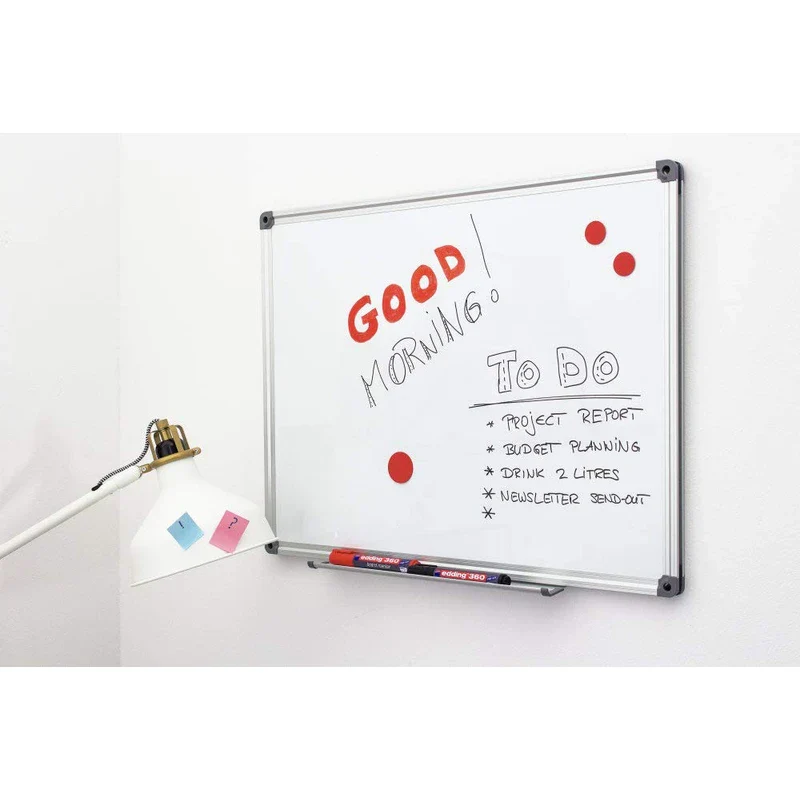 edding 360 whiteboard marker - black - 10 whiteboard pens - round tip 1.5-3 mm - whiteboard pen dry wipe - for whiteboards, flipcharts, pinboards, magnetic and memo boards - sketchnotes - refillable - Image 5