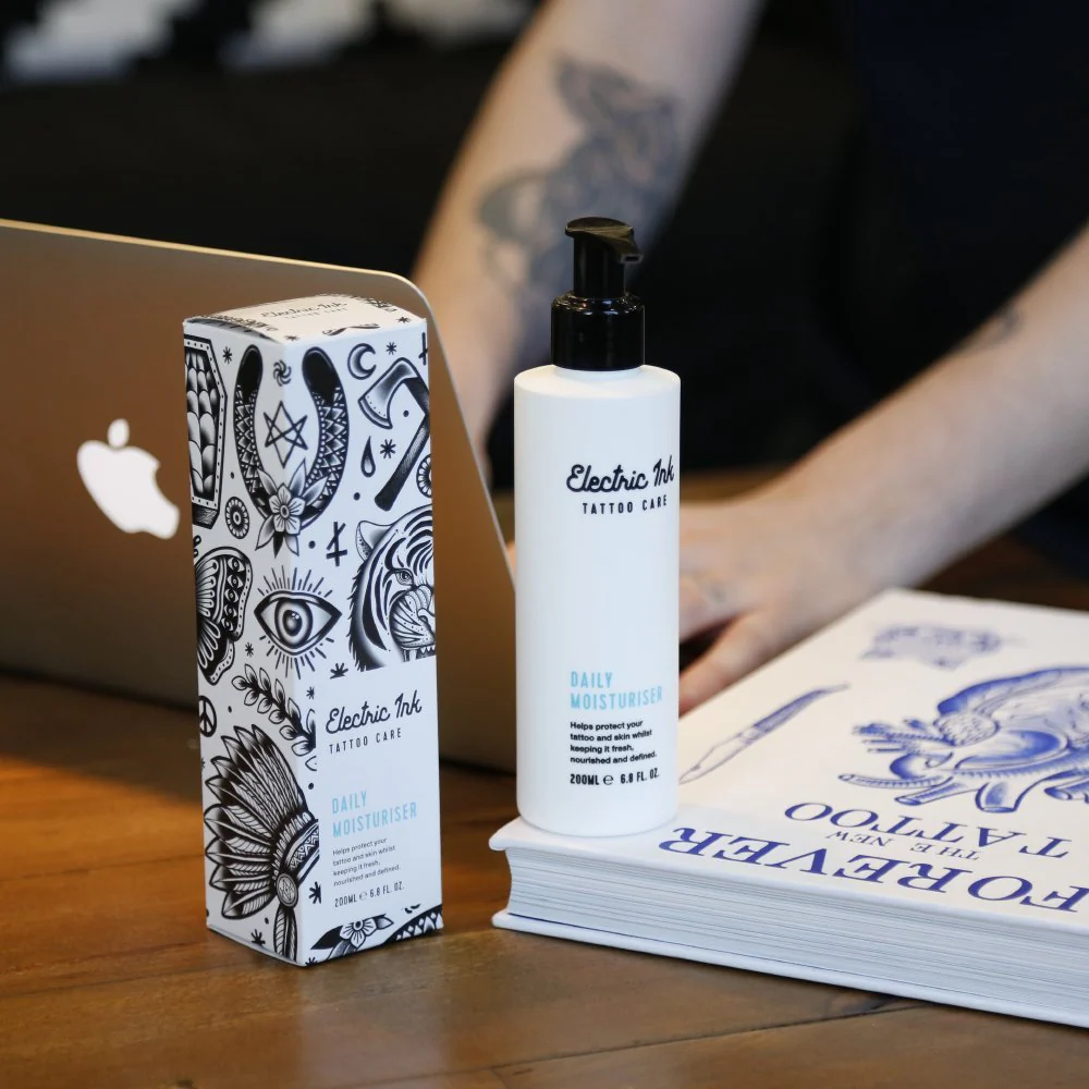 Electric Ink Tattoo Daily Moisturiser (200ml) - Image 2