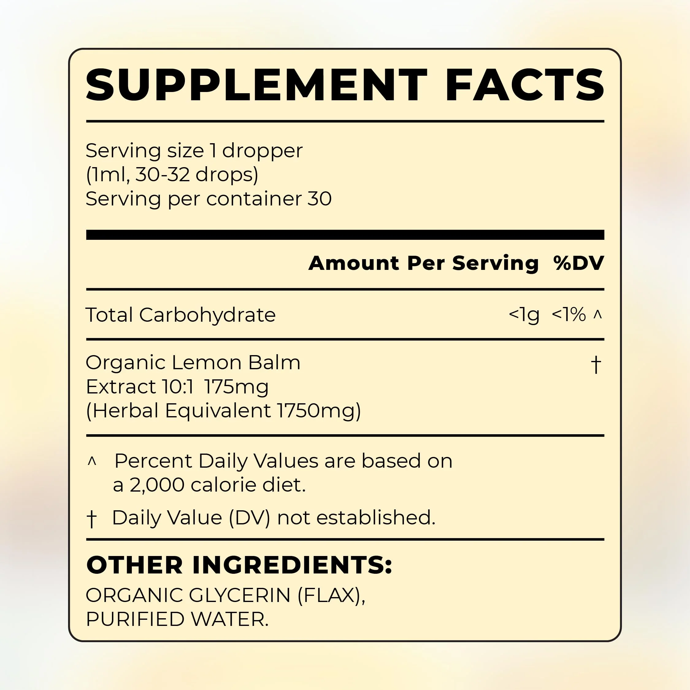 Eliré - Organic Lemon Balm Extract - Digestive Relief & Anti-Bloat Support - Alcohol-Free, Vegan, Non-GMO, Gluten-Free - 30ml - Image 2
