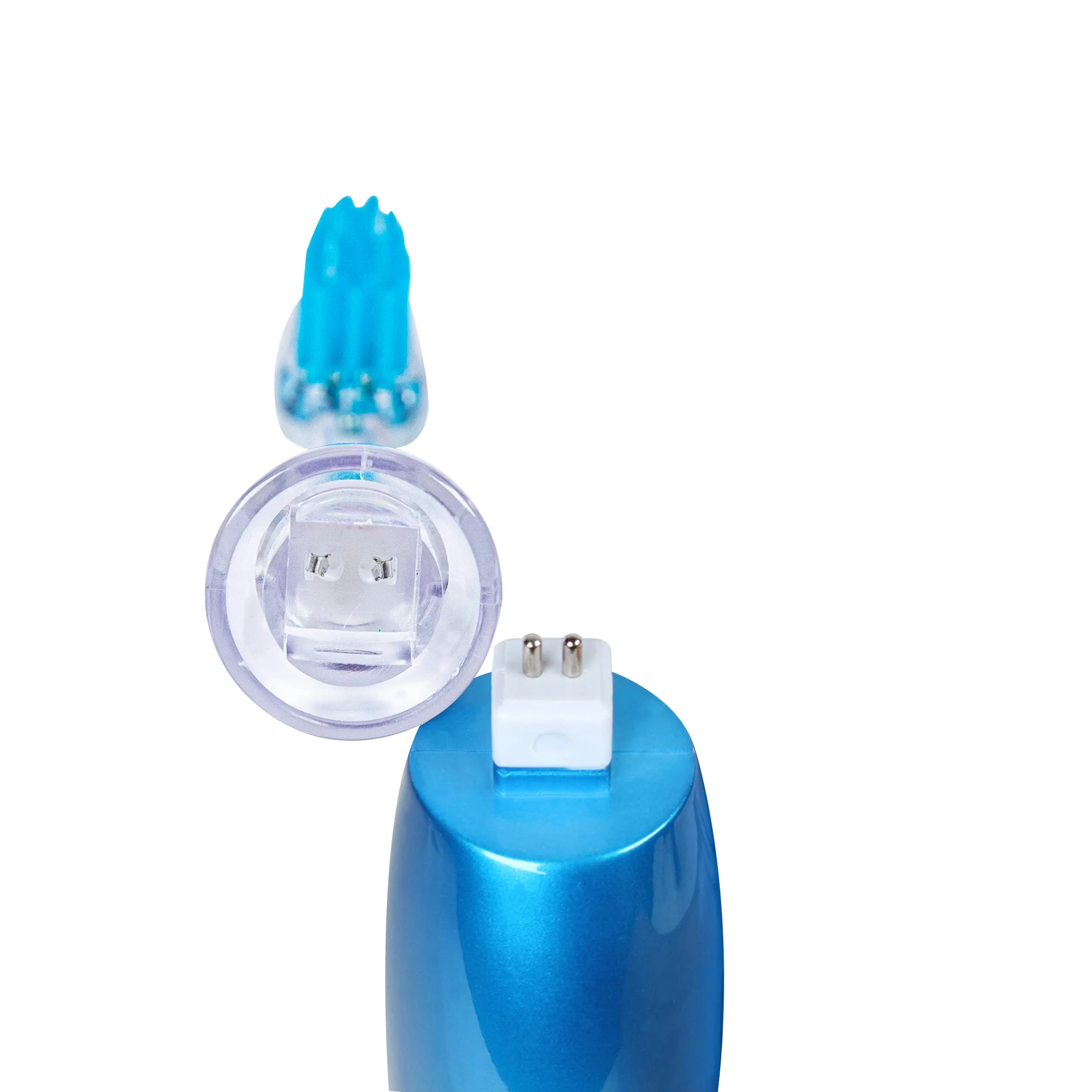 Emmi-dent Metallic/Professional 2-Pin Bristle-Head Attachments - Electric Toothbrush Replacement Heads. Cleans with Ultrasound Waves (Braces 2 Pack) - Image 2