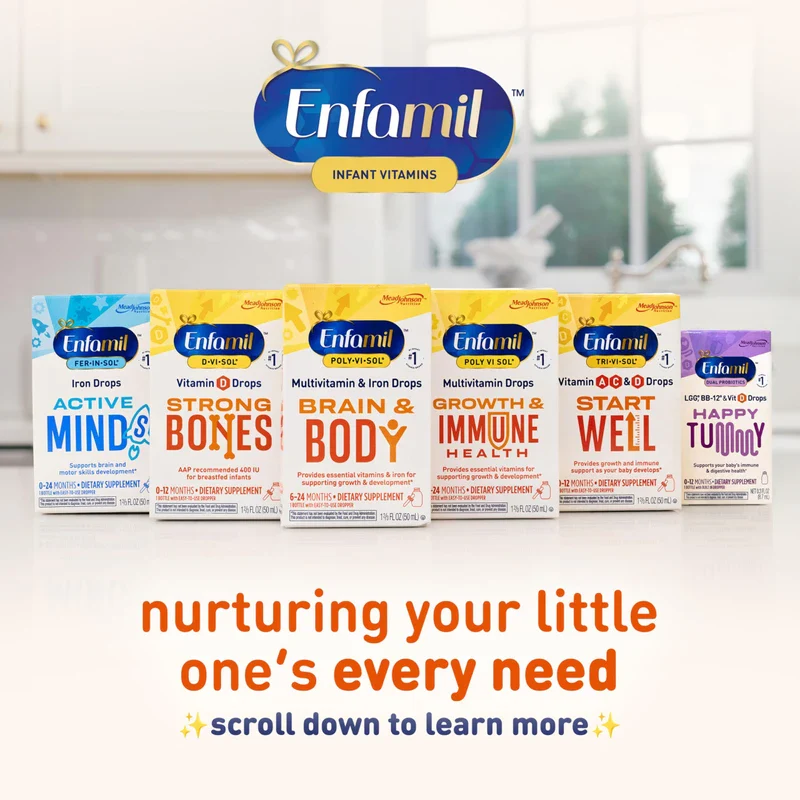 Enfamil Poly-Vi-Sol Multivitamin Supplement Drops with Iron 50 mL - Image 4