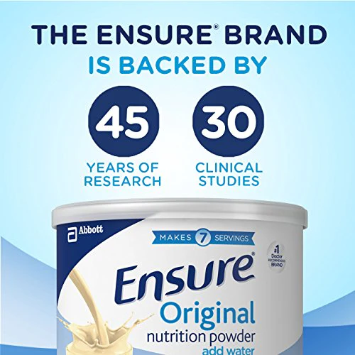 Ensure Original Nutrition Powder with 9 grams of protein, Meal Replacement, Vanilla,14 Ounce (Pack of 3) - Image 4