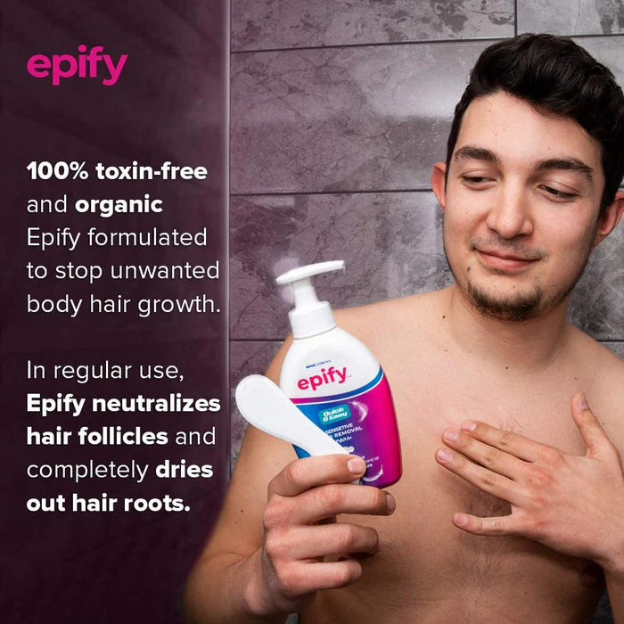 Epify Hair Removal Cream, Intimate Private Hair Removal Cream for Men and Women, Private Area, Pubic & Bikini Hair Removal Cream, Sensitive Skin, 8.45 Fl Oz - Image 5