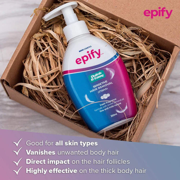 Epify Hair Removal Cream, Intimate Private Hair Removal Cream for Men and Women, Private Area, Pubic & Bikini Hair Removal Cream, Sensitive Skin, 8.45 Fl Oz - Image 6