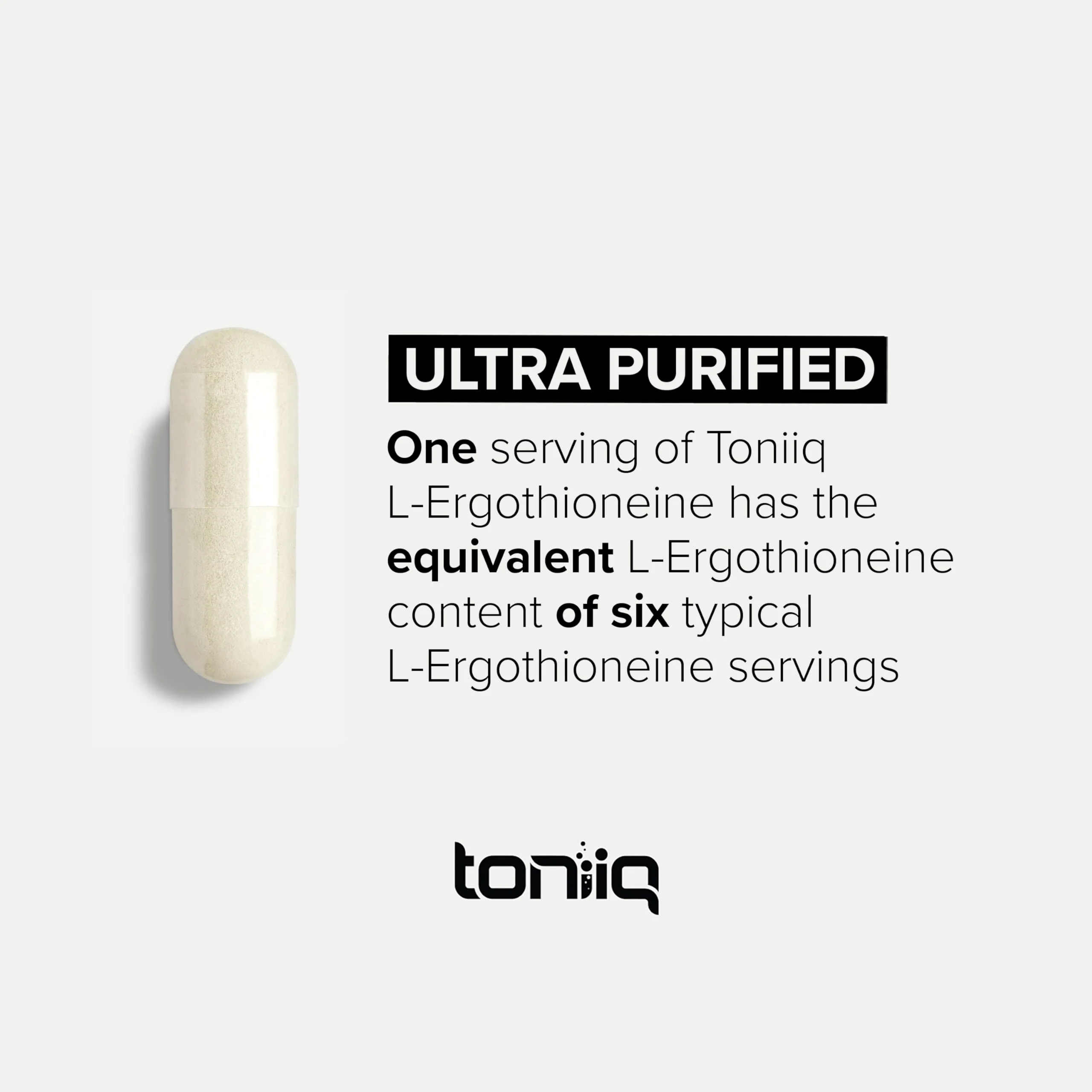 Ergothioneine with Clinically Studied MitoPrime® - High Potency 30mg with 98% Purity - Fermentation-Based L Ergothioneine Supplement - Longevity and Immune Support - Third-Party Tested, 90 Capsules - Image 6