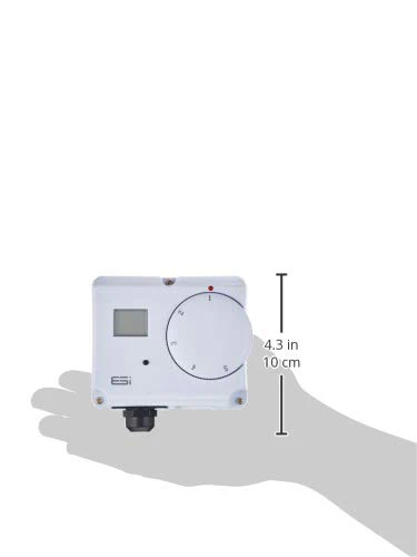 ESI - Energy Saving Innovation Controls ESCTDEB ESI Controls Electronic Dual Cylinder Thermostat, White - Image 2