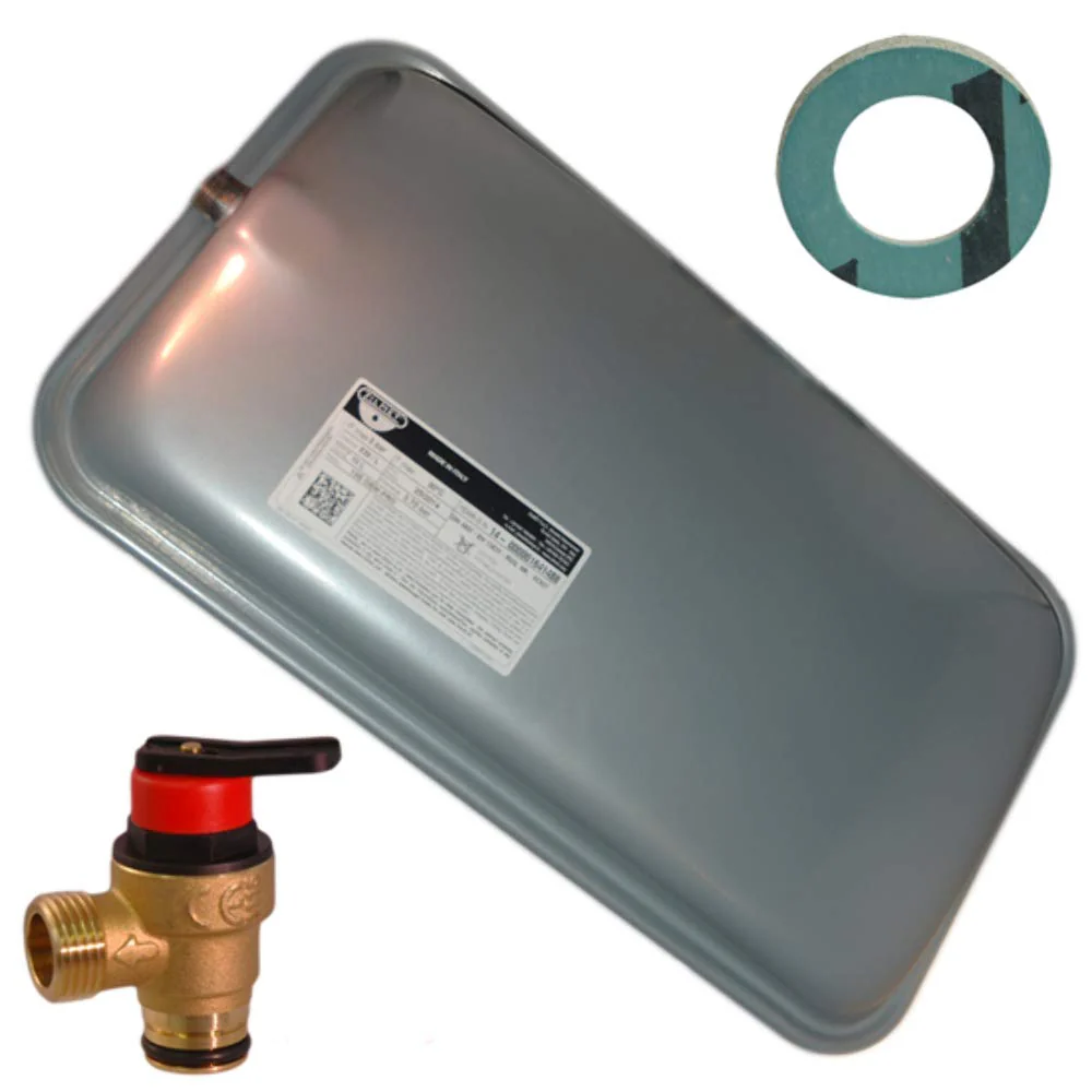 Expansion Vessel Replacement for Vaillant 181051 Bundle with Pressure Relief Valve 178985 - Image 2