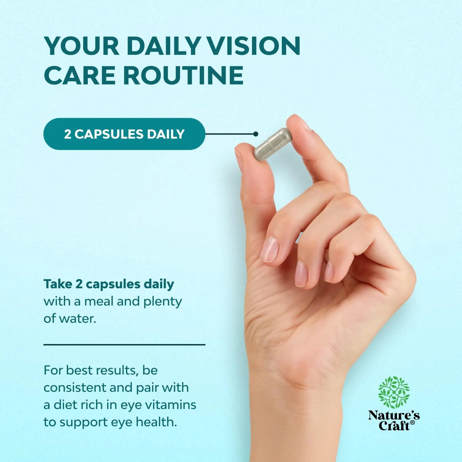 Eye Pressure Support with Bilberry Extract - Vegan Eye Health Supplement for Adults For Ocular Pressure Relief with Saffron Ginkgo Niacin and More Vitamins Vision Support (2 Month Supply) - Image 3