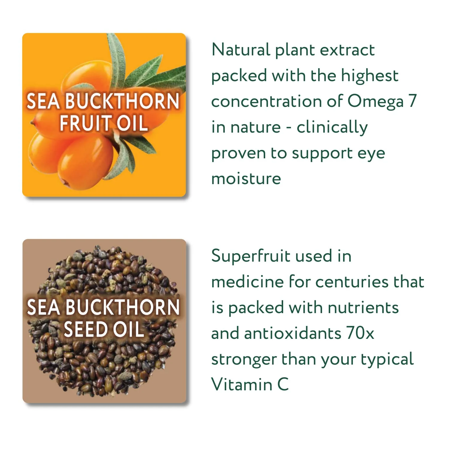 eyetamins Dry Eye Comfort - 60 Softgels - Ophthalmologist - Formulated, Natural - Himalayan Sea Buckthorn Oil - Vegan and Non-GMO Formula - Image 3
